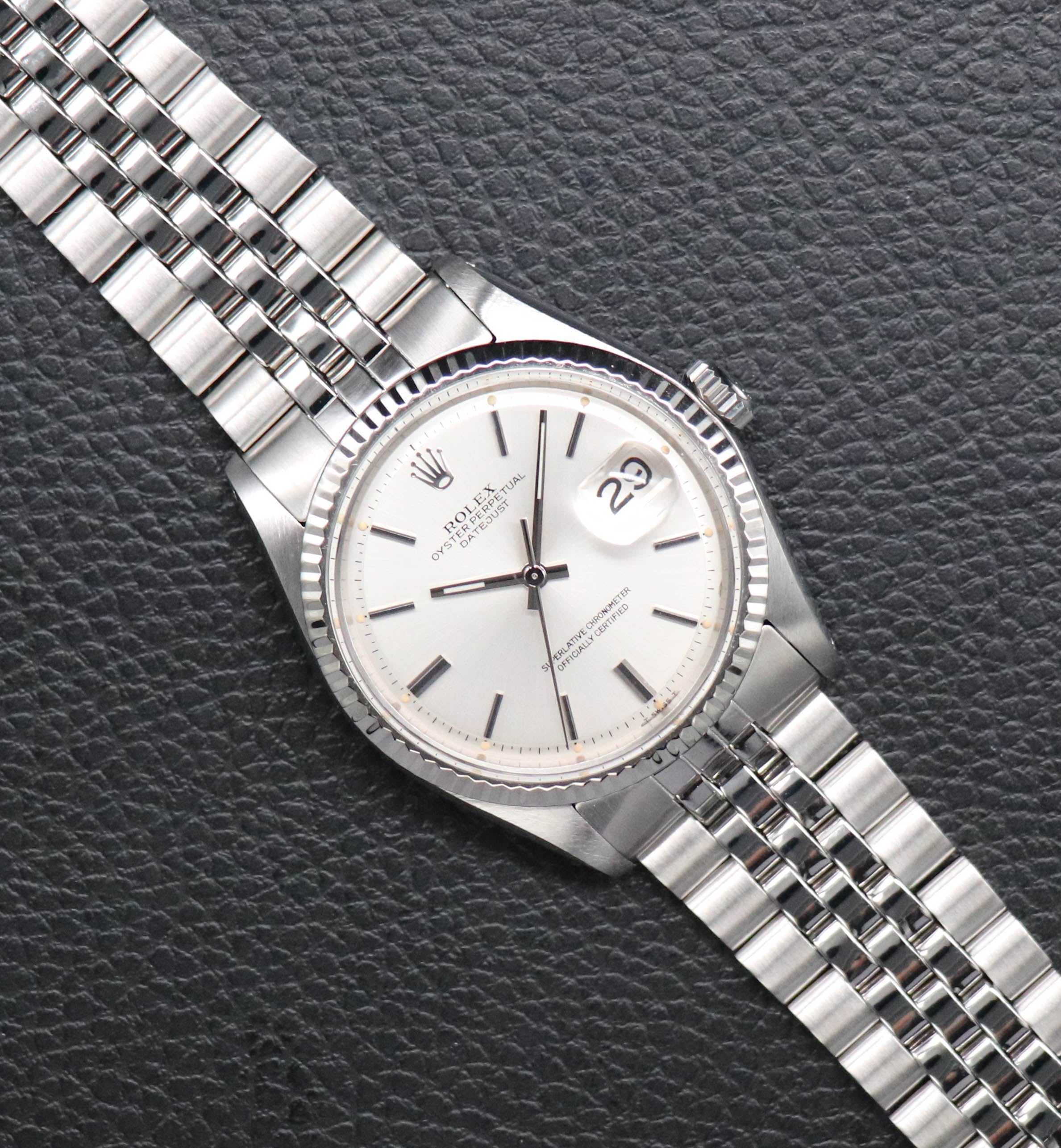 Rolex Datejust 1601 Silver Dial 1970