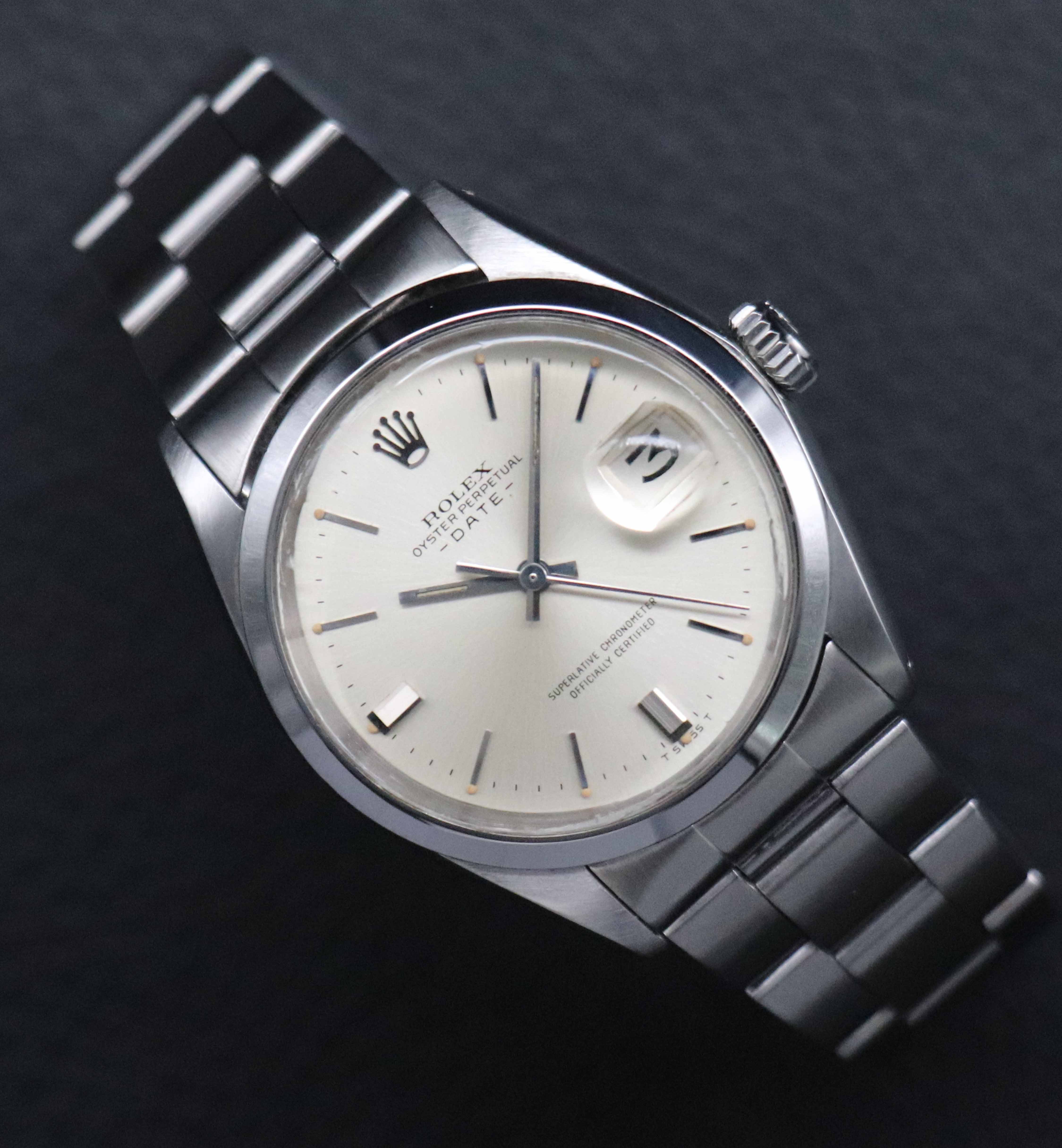 Rolex Date 1500 Silver Dial 1969