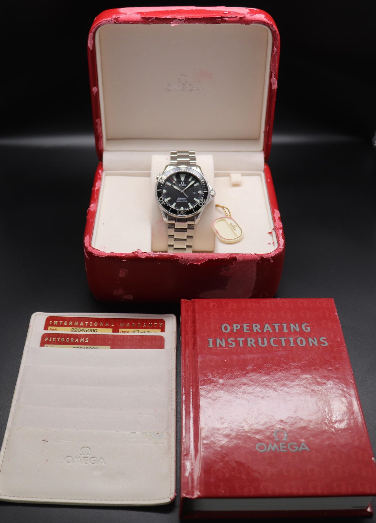 Omega Seamaster Diver 300 2264.50 Fullset 2002 Box+Papers