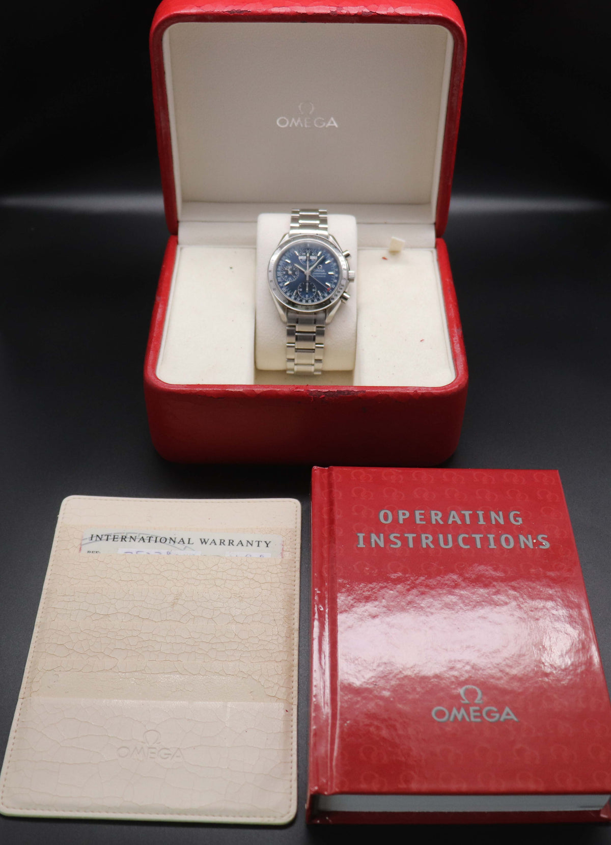 Omega Speedmaster Day Date 3523.80 Fullset 2001 Box+Papers