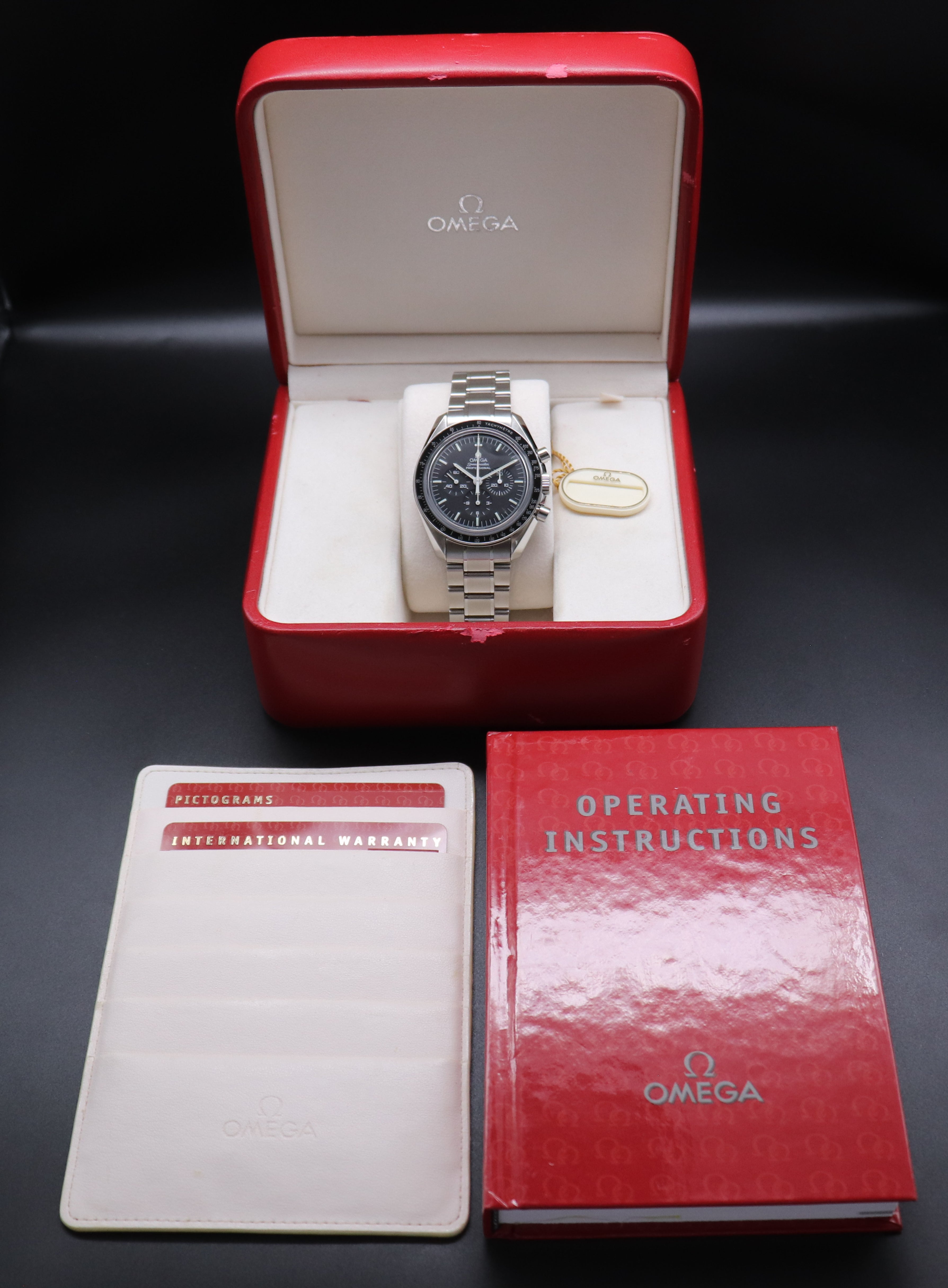 Omega Speedmaster Professional 3573.50 Juego completo 2007 Caja+papeles