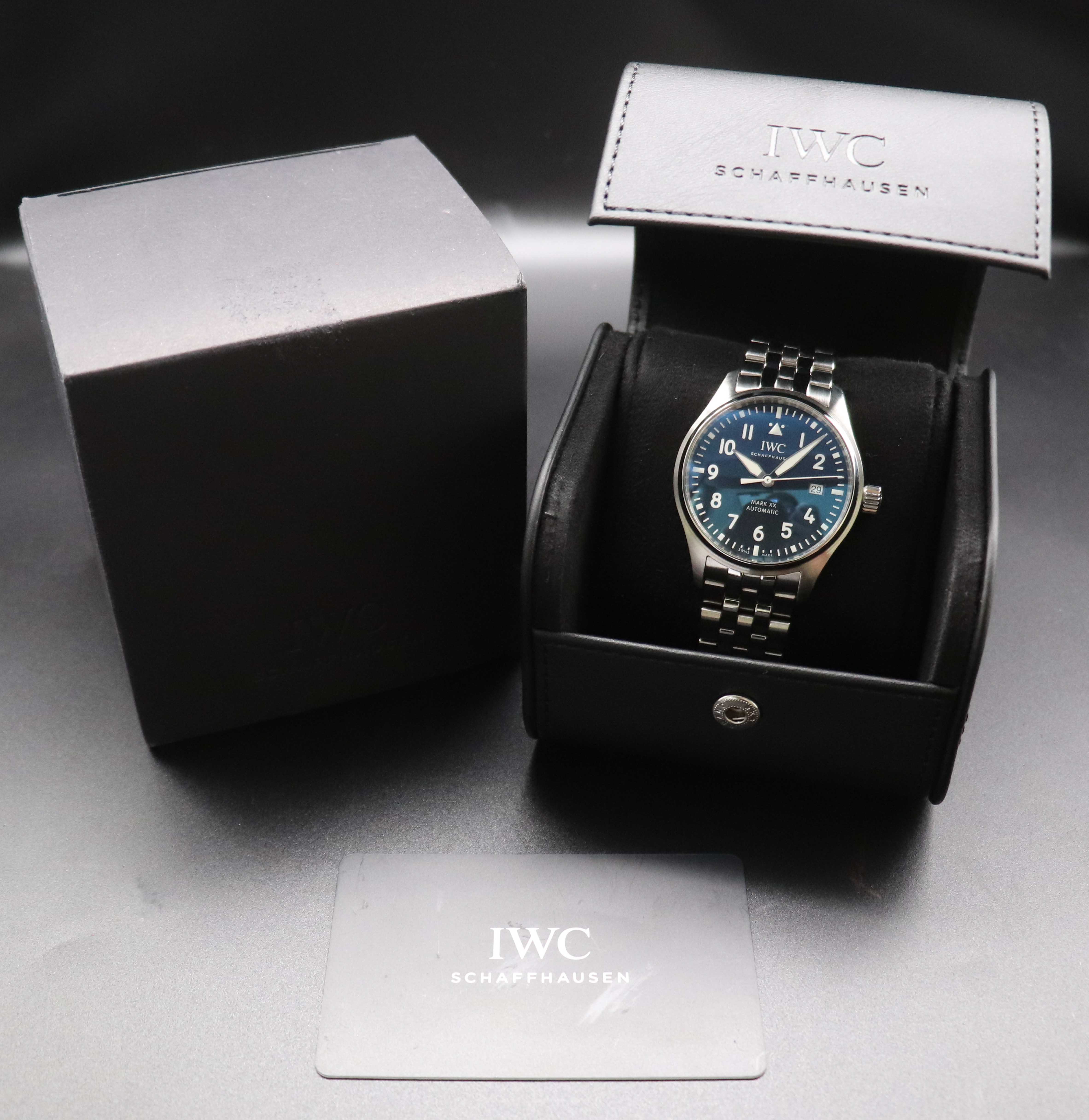 Orologio da pilota IWC Mark XX IW328204, FULLSET 2023, scatola e PAPERS