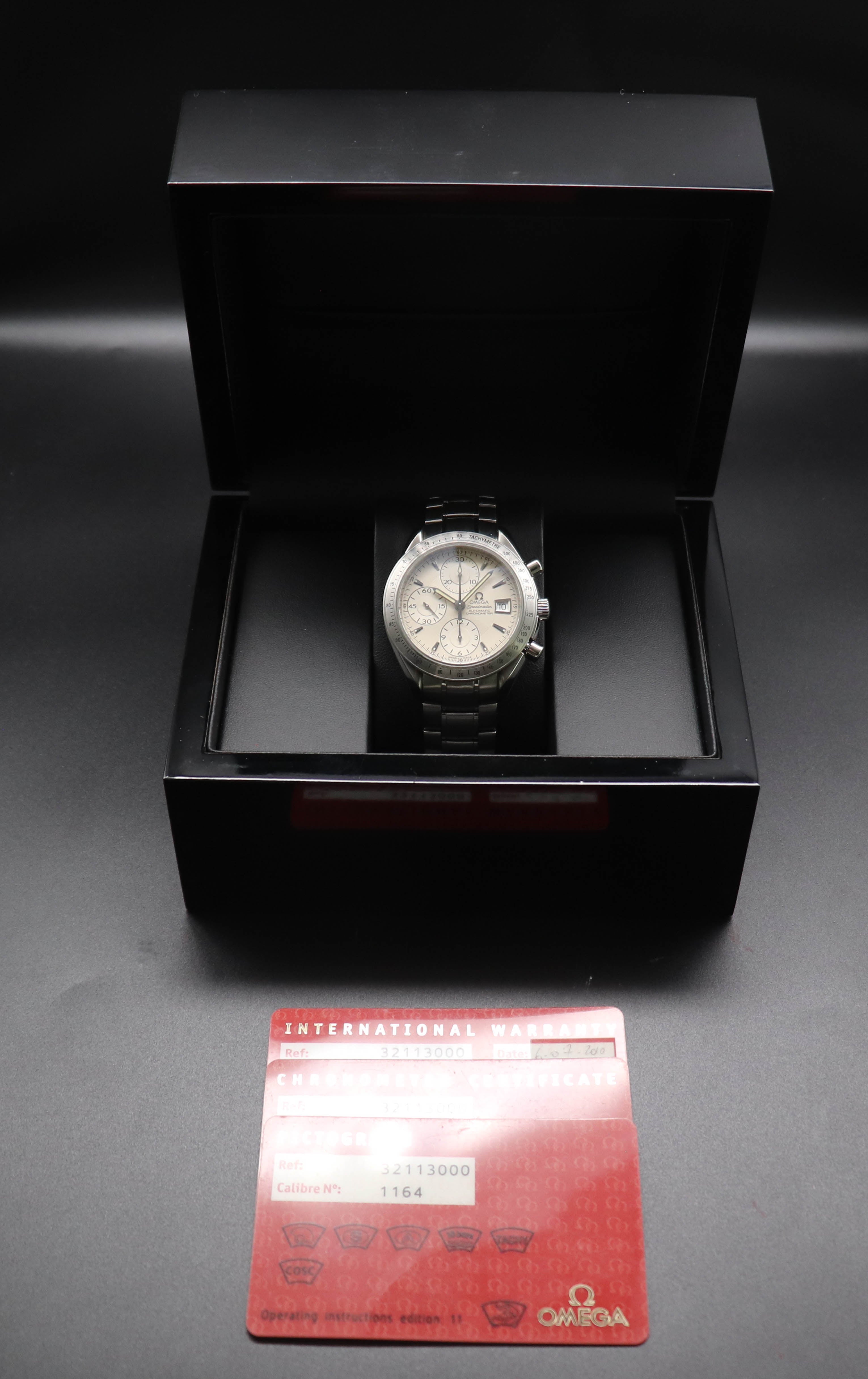 Omega Speedmaster Date 3211.30 Silver Dial 2010 (with papers)