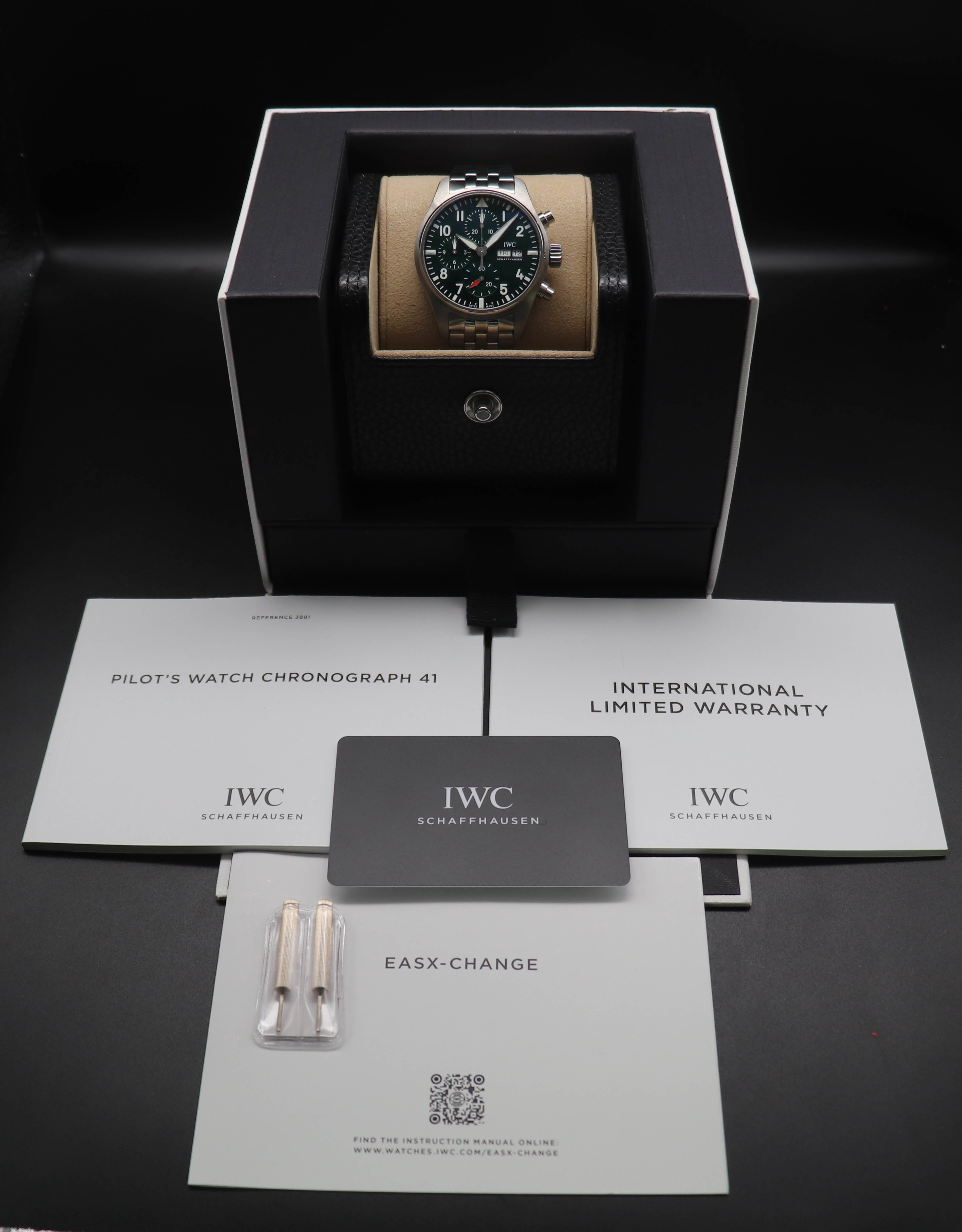 IWC Pilot's Watch Cronografo IW388104 Set completo 2022 con scatola e documenti
