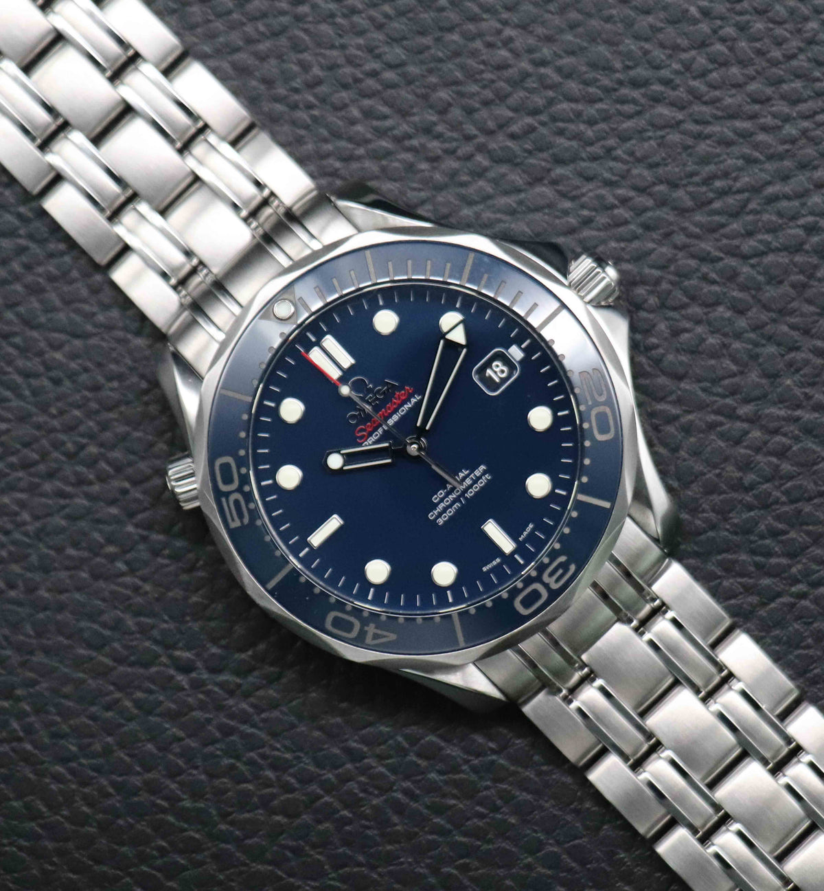 Omega Seamaster Diver 300 212.30.41.20.03.001 Blue Dial 2012