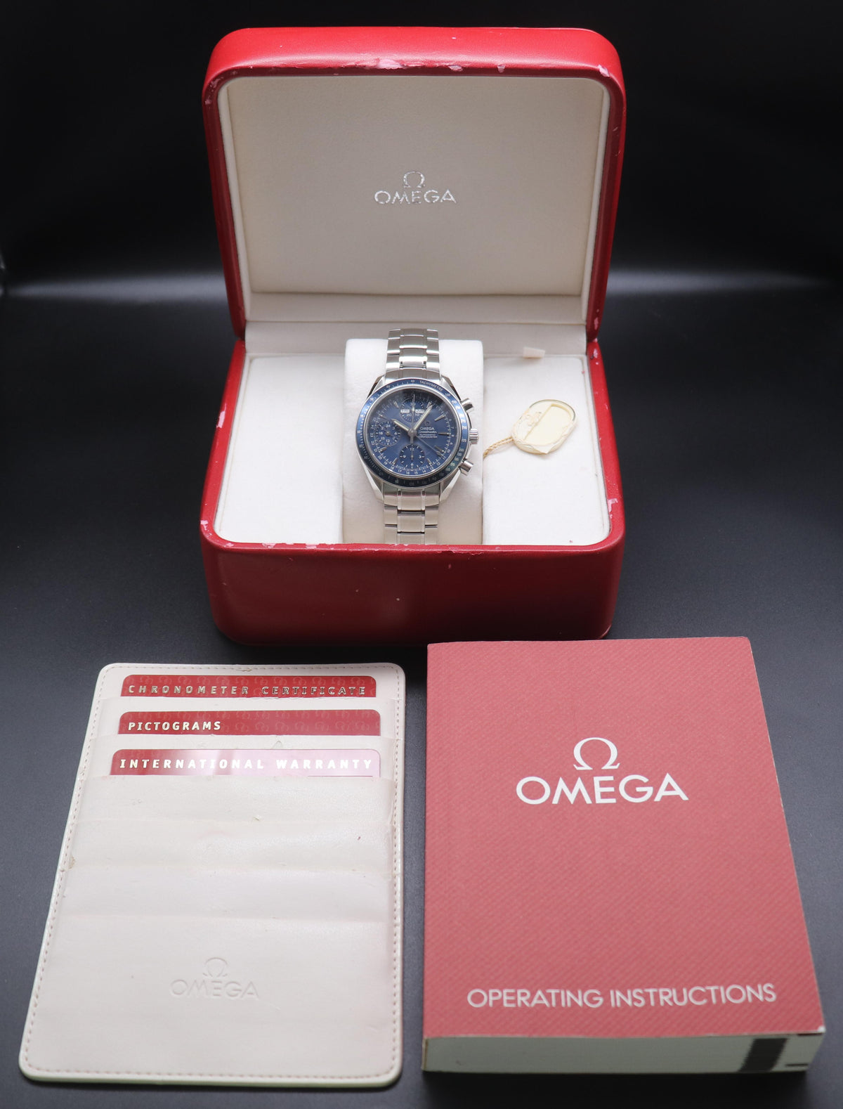 Omega Speedmaster Triple Date 3222.80 Fullset 2011 Box+Papers