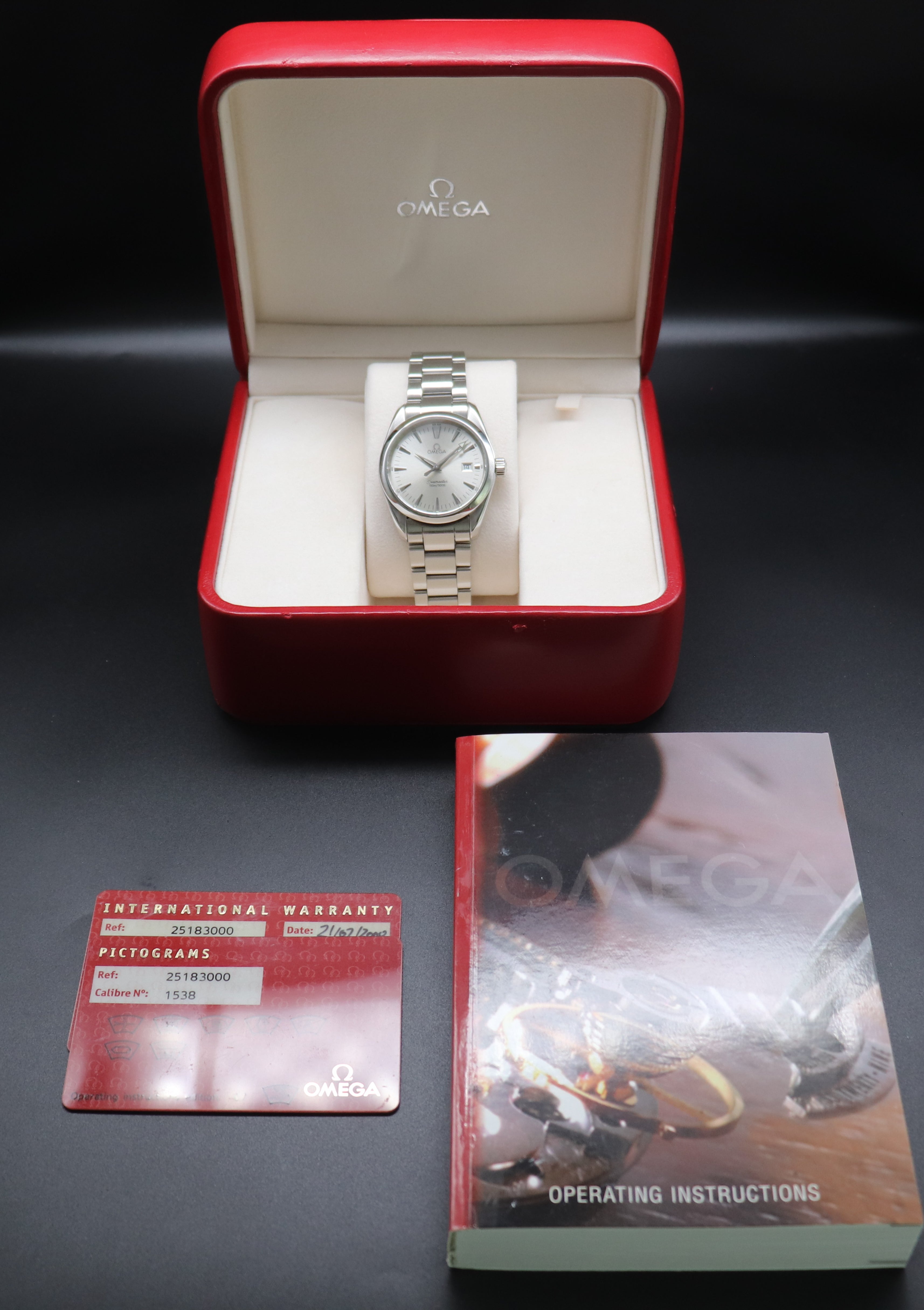 Omega Seamaster Aqua Terra 2518.30 Fullset Box+Papers