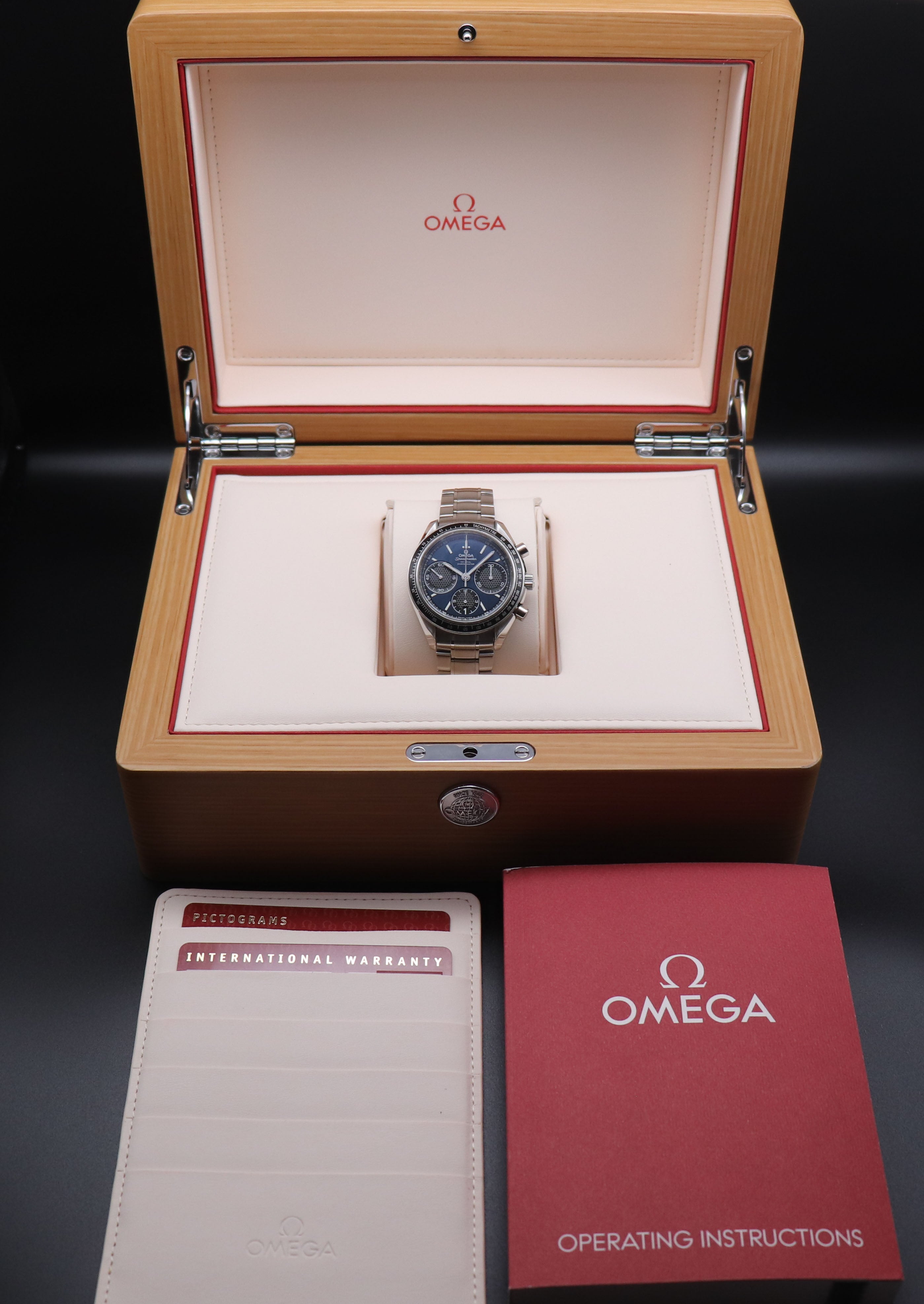 Omega Speedmaster Racing 326.30.40.50.03.001 Fullset 2019 Box+Papers