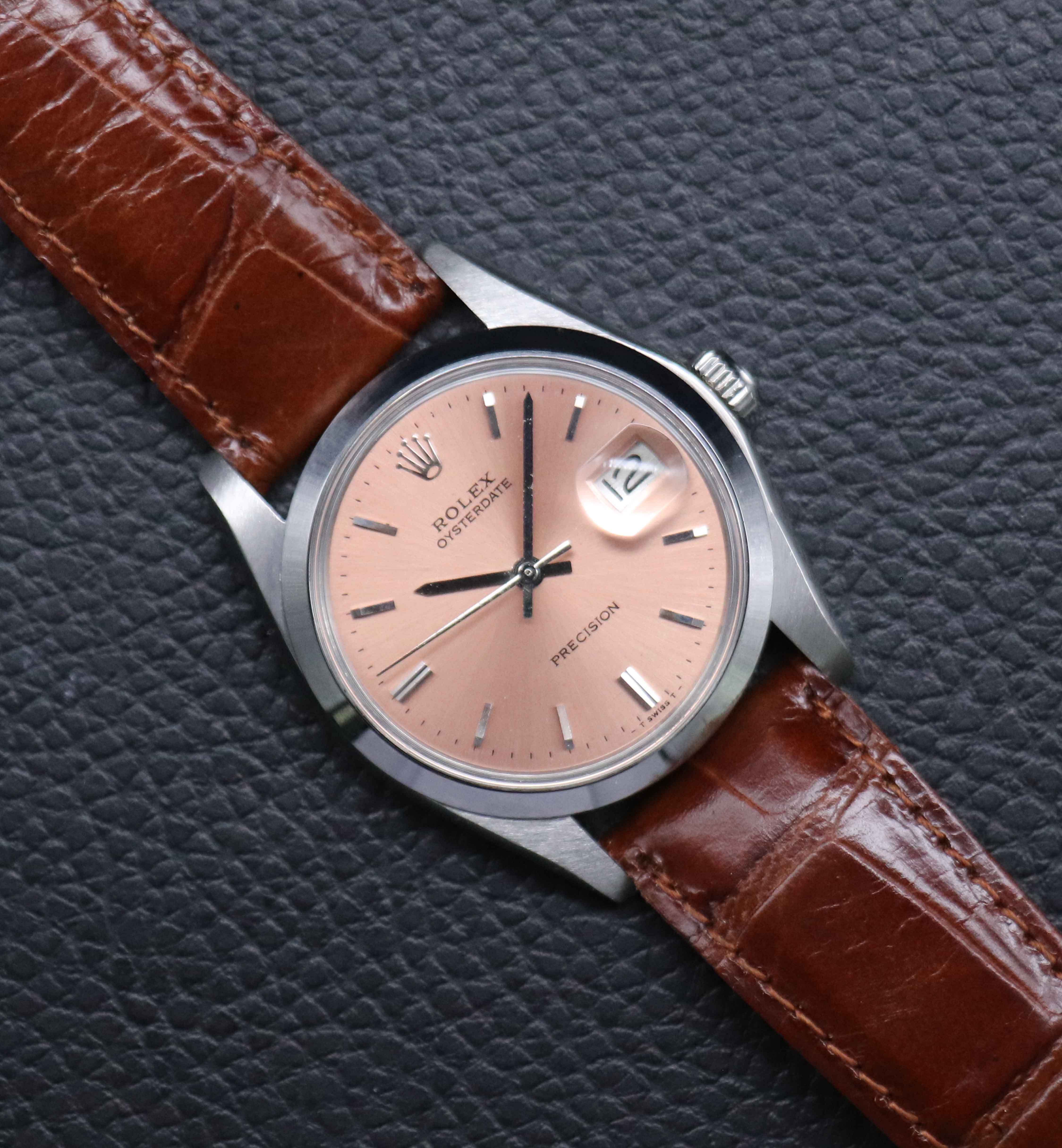 Rolex Oysterdate 6694 with Pink Dial, 1980
