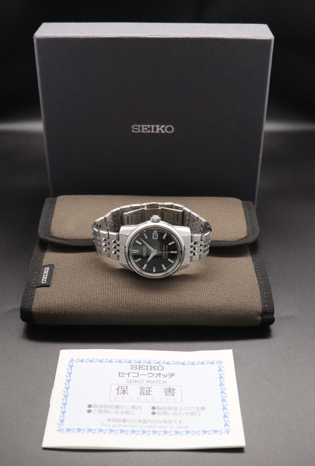 King Seiko SDKS017 Blue Dial Fullset 2026 Box + Papers
