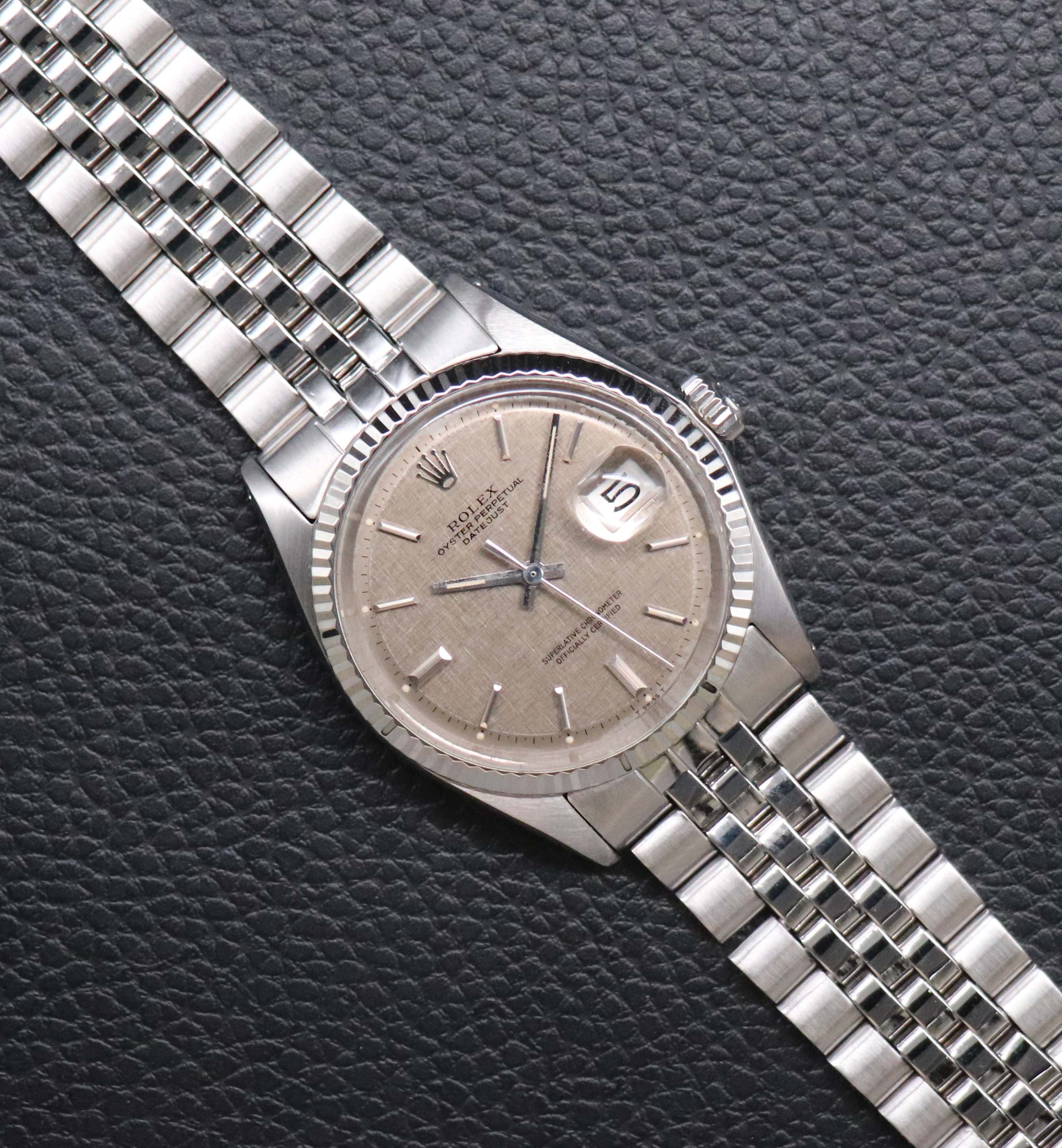 Rolex Datejust 1601 Grey Dial 1970