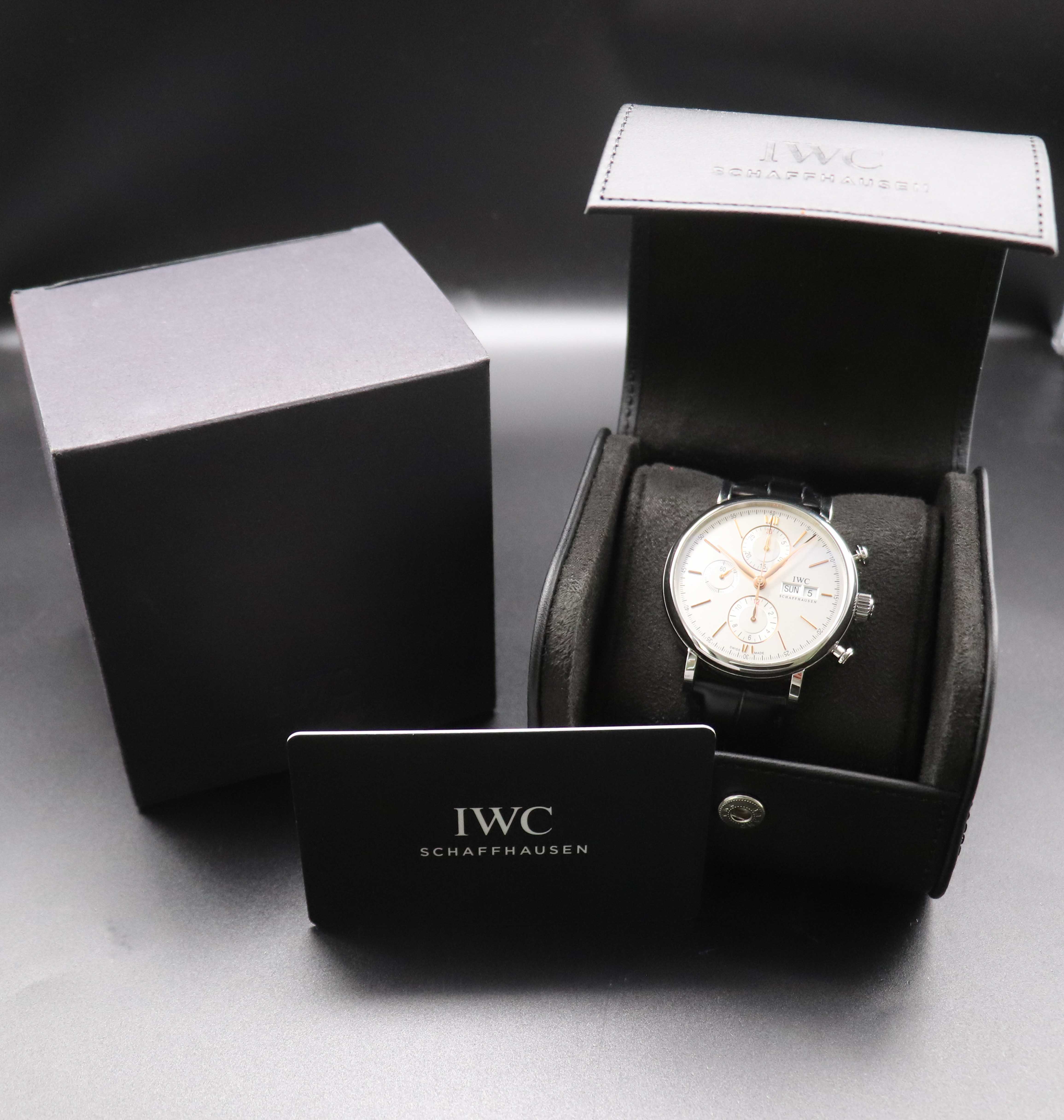 IWC Portofino Chronograph IW391031 Fullset 2021 Box+Papers