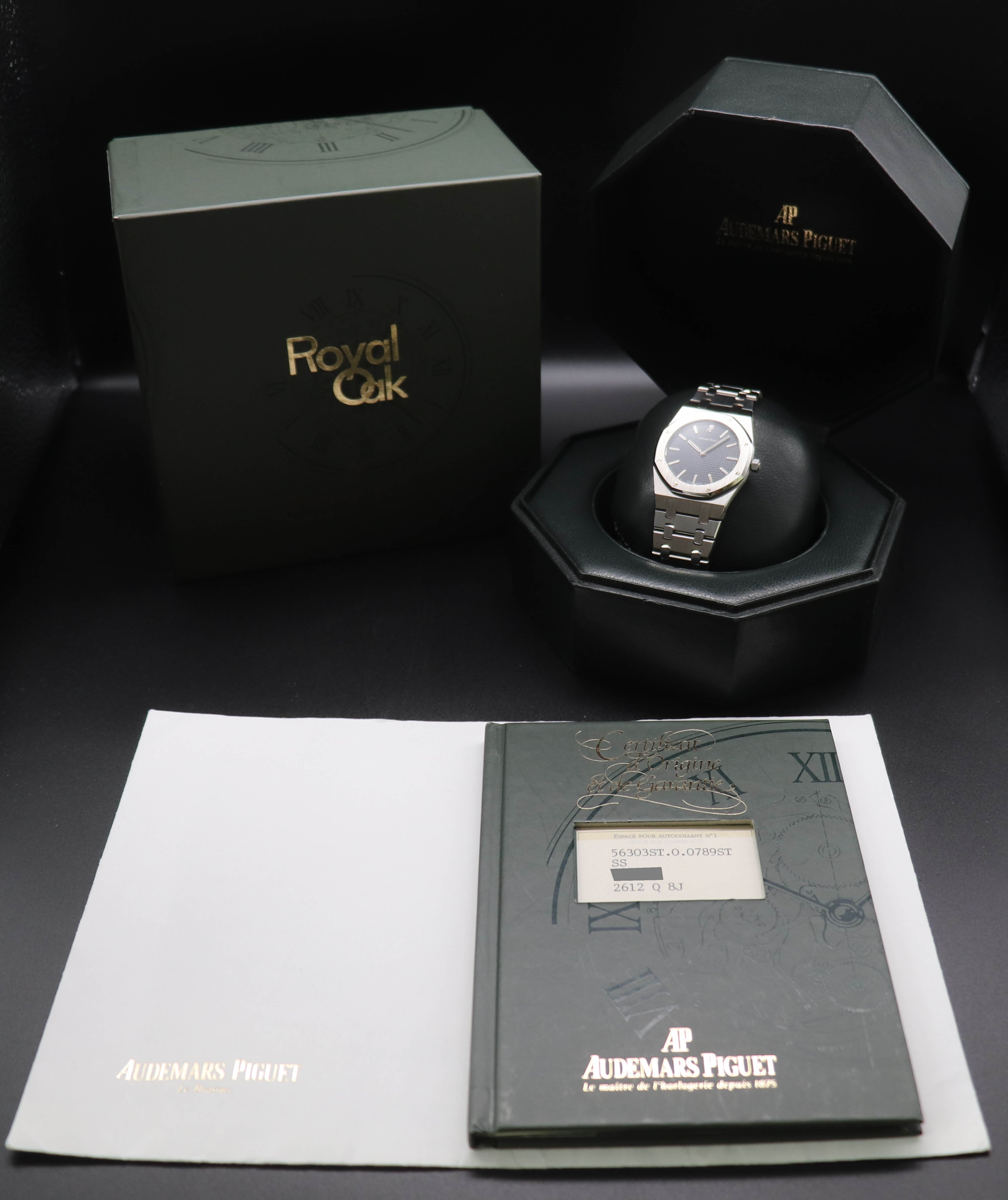 Audemars Piguet Royal Oak 56303ST FULLSET 1999 Box + PAPERS