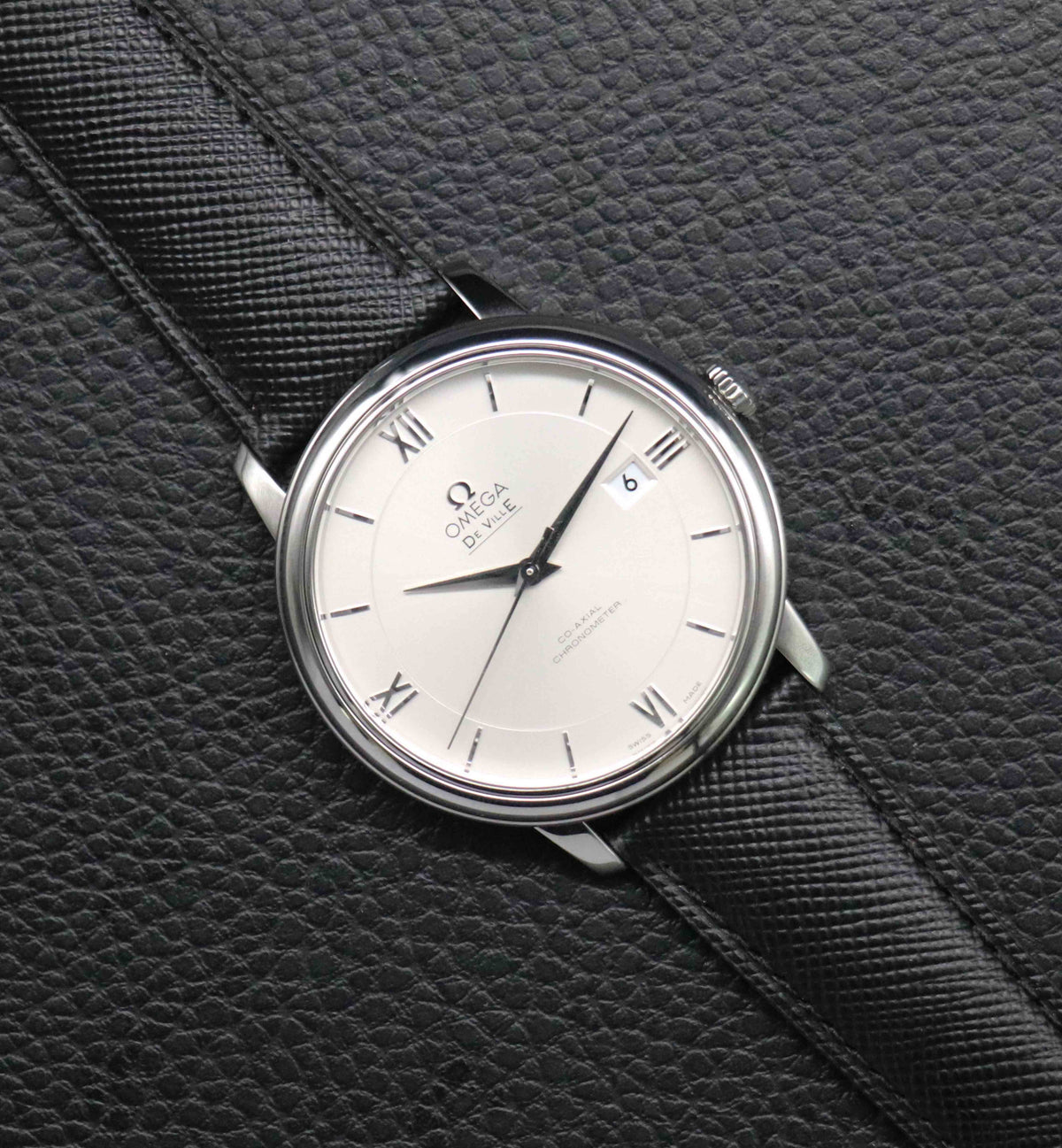 Omega De Ville Prestige 424.13.40.20.02.001 Silver Dial 2014