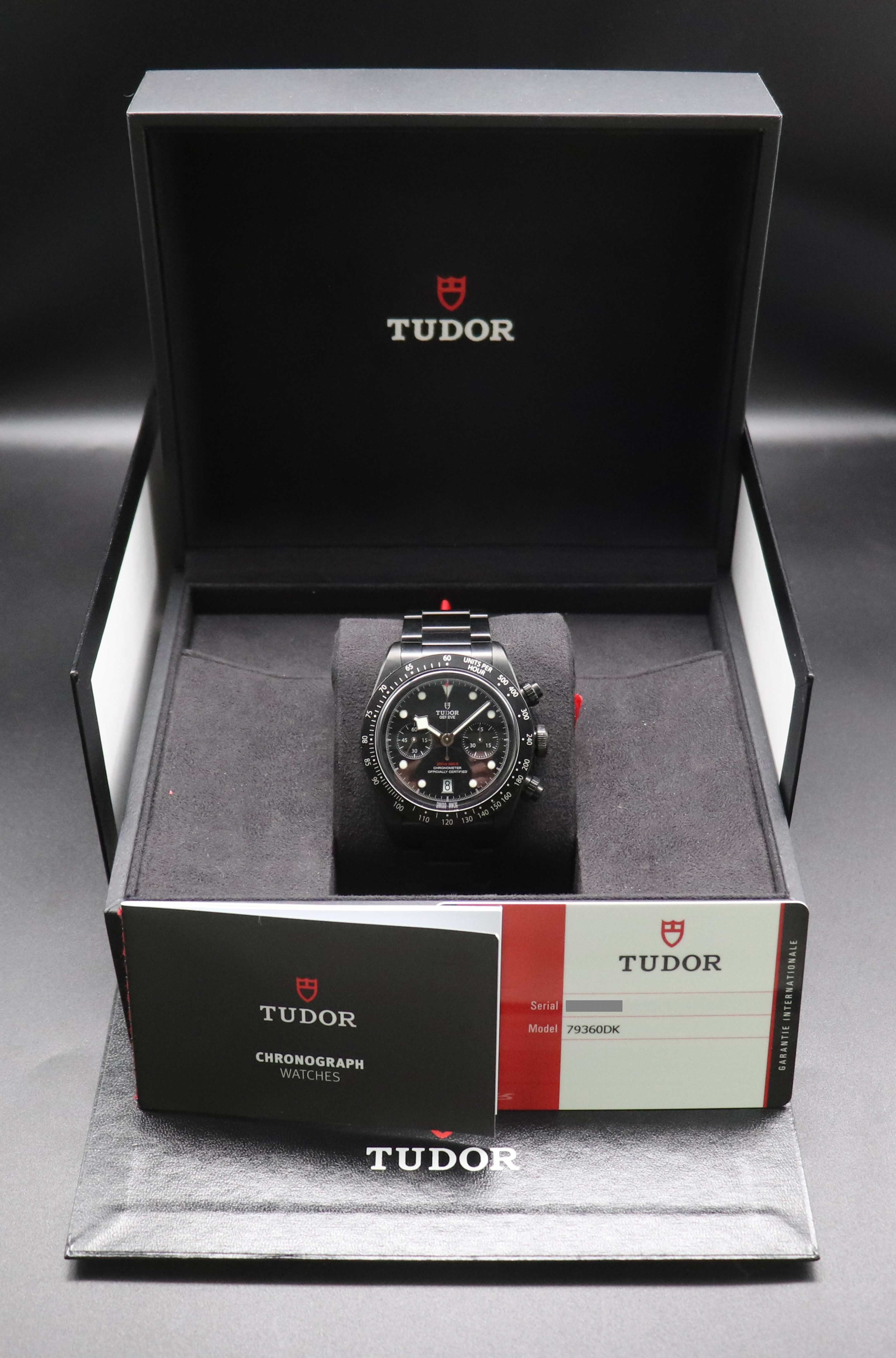 Tudor Black Bay Chrono 79360DK Complete Set 2019 Box + Papers