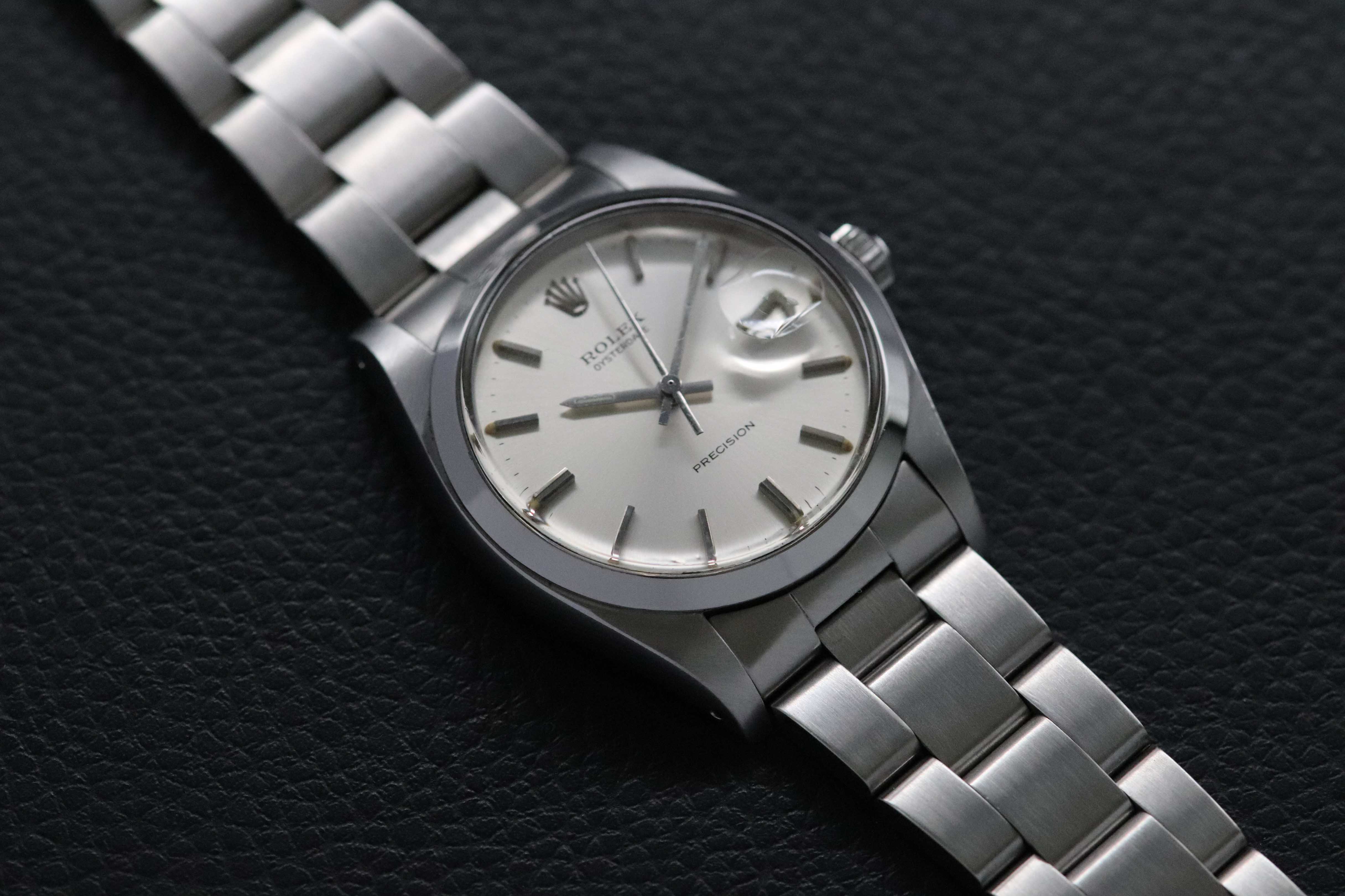 Rolex Oysterdate 6694 con esfera plateada, 1978