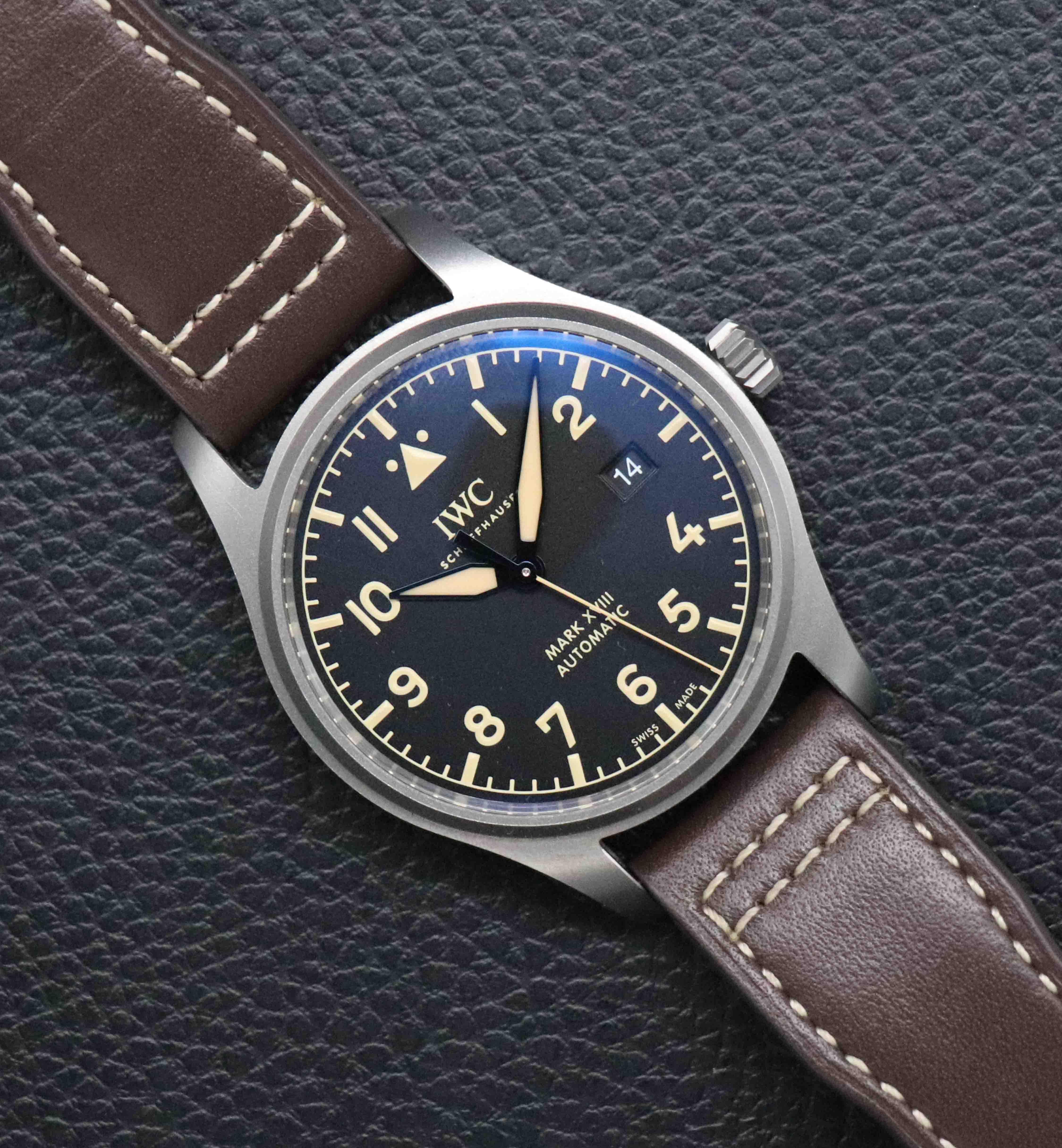 IWC Fliegeruhr Mark XVIII IW327006 Blue Dial 2021 Papers