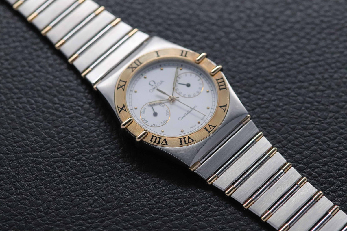 Omega Constellation Manhattan 1320.20 White Dial 1996