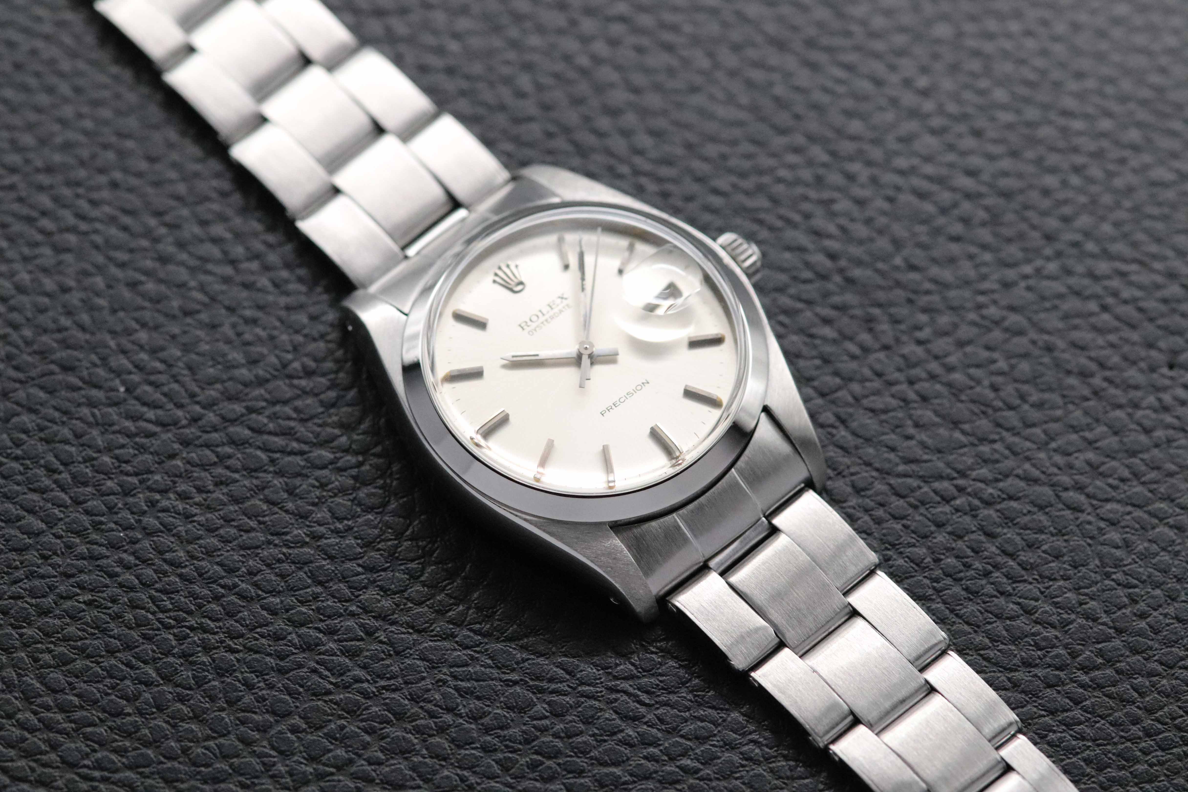 Rolex Oysterdate 6694 Silver Dial 1977