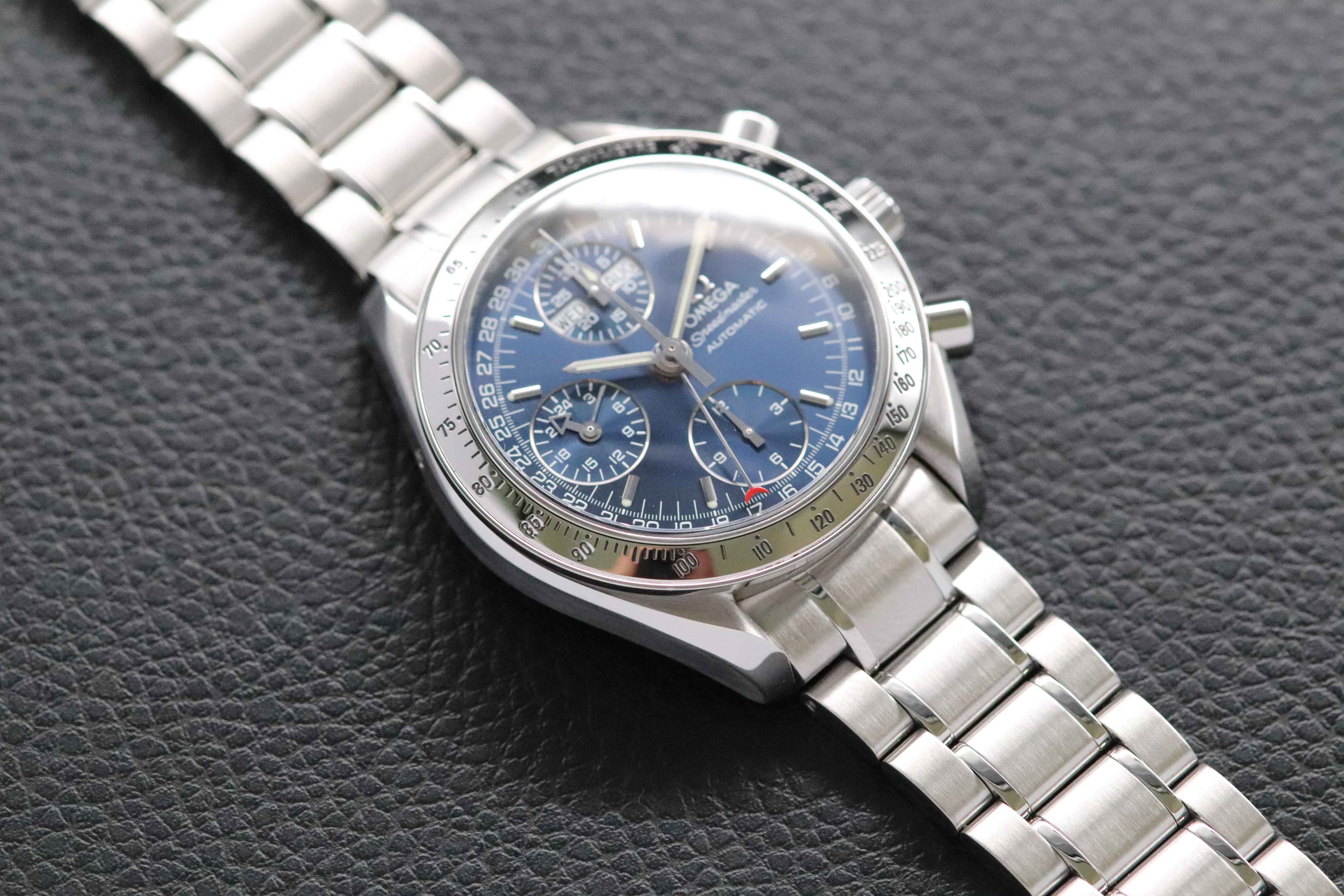 Omega Speedmaster Day Date 3523.80 Quadrante blu 1998