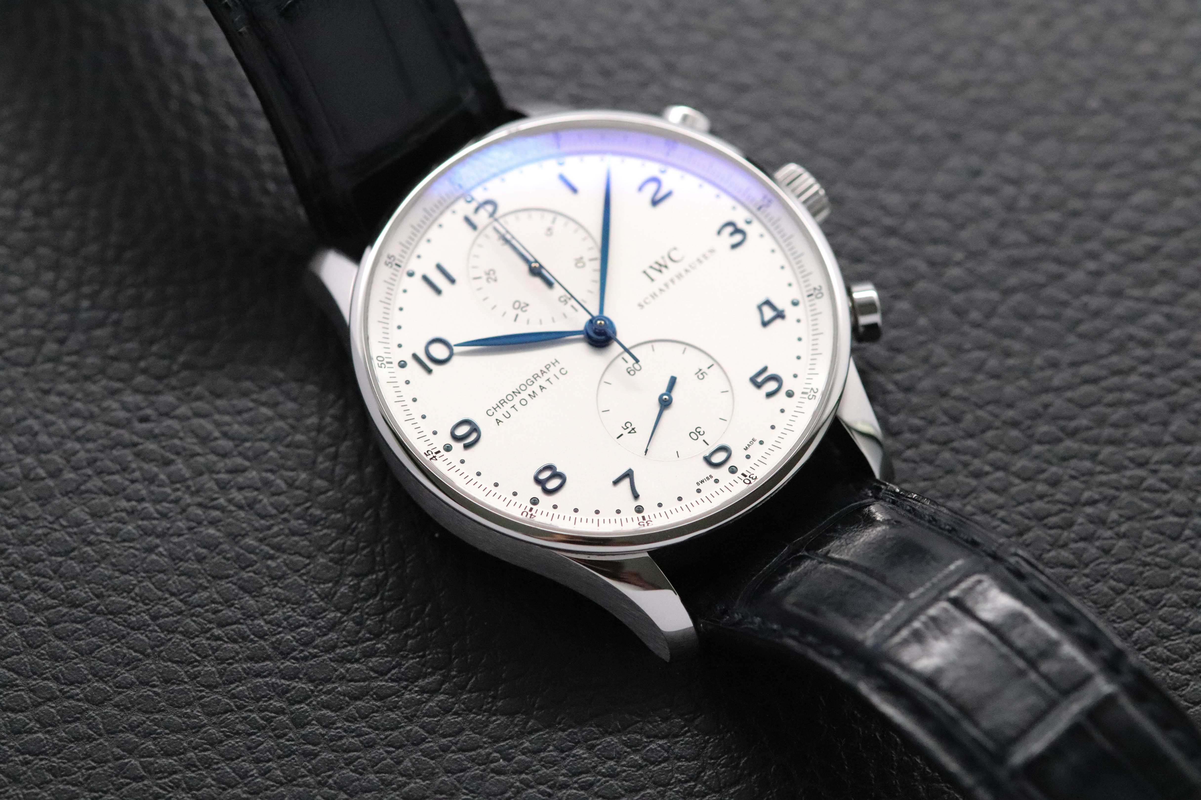 IWC Portugieser Chronograph IW371446 White Dial 2017