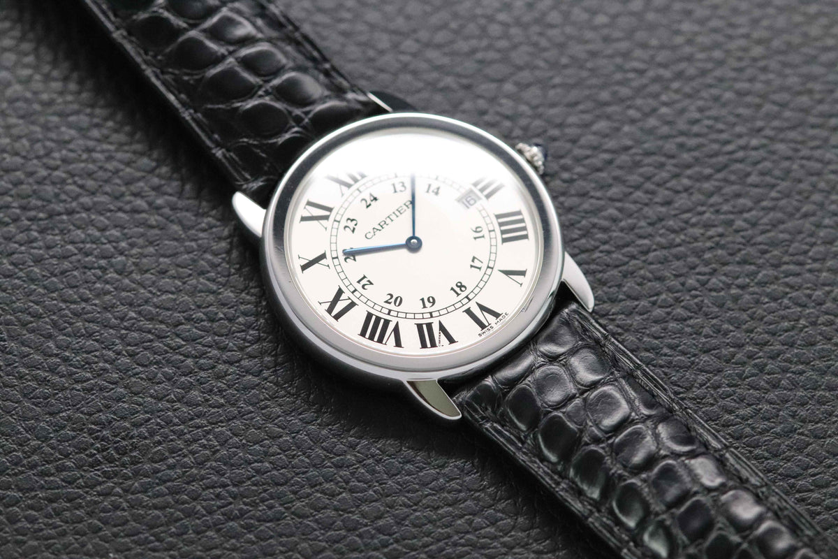 Cartier Ronde Solo W6700255 Silver Dial 2013