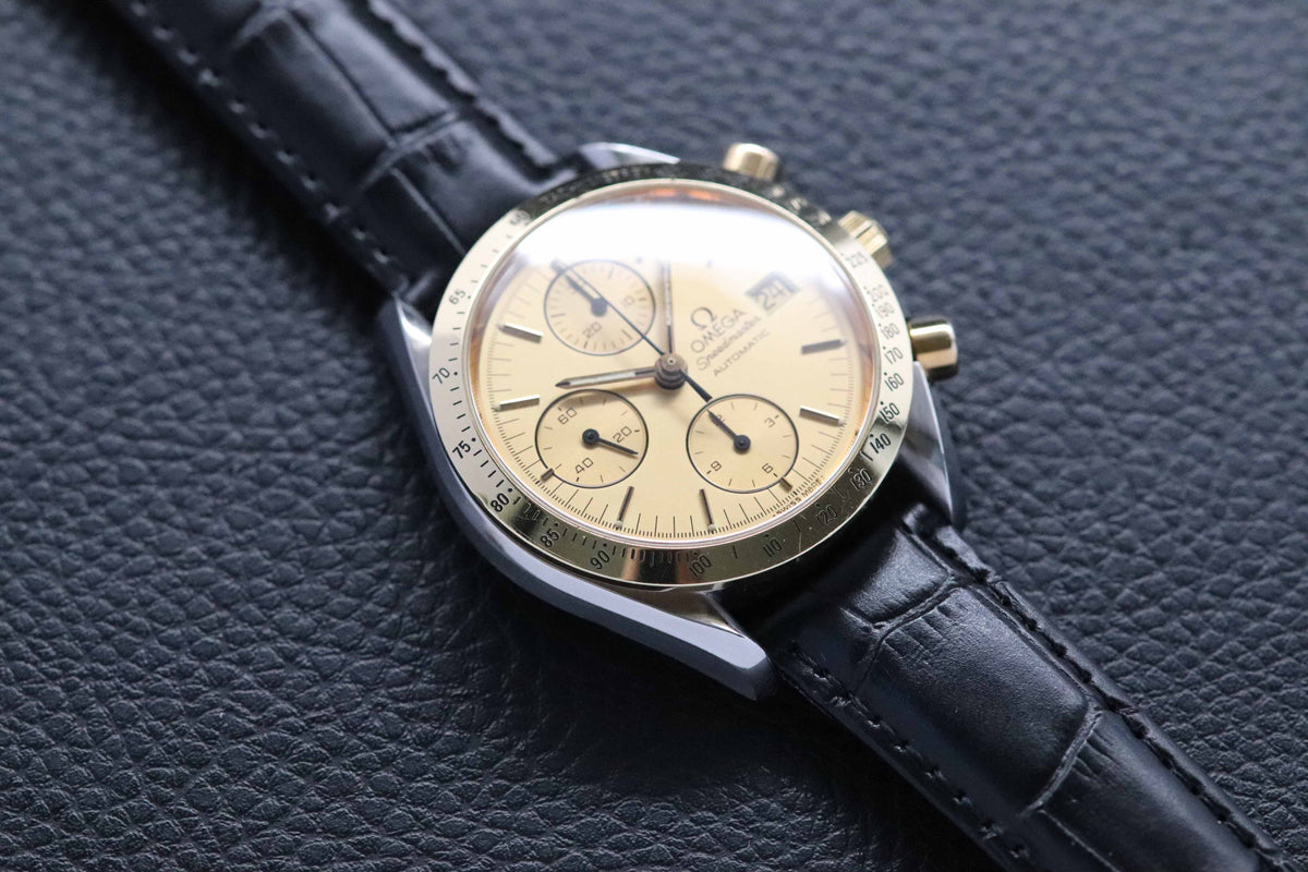 Omega Speedmaster Date 3311.10 Gold Dial 1995
