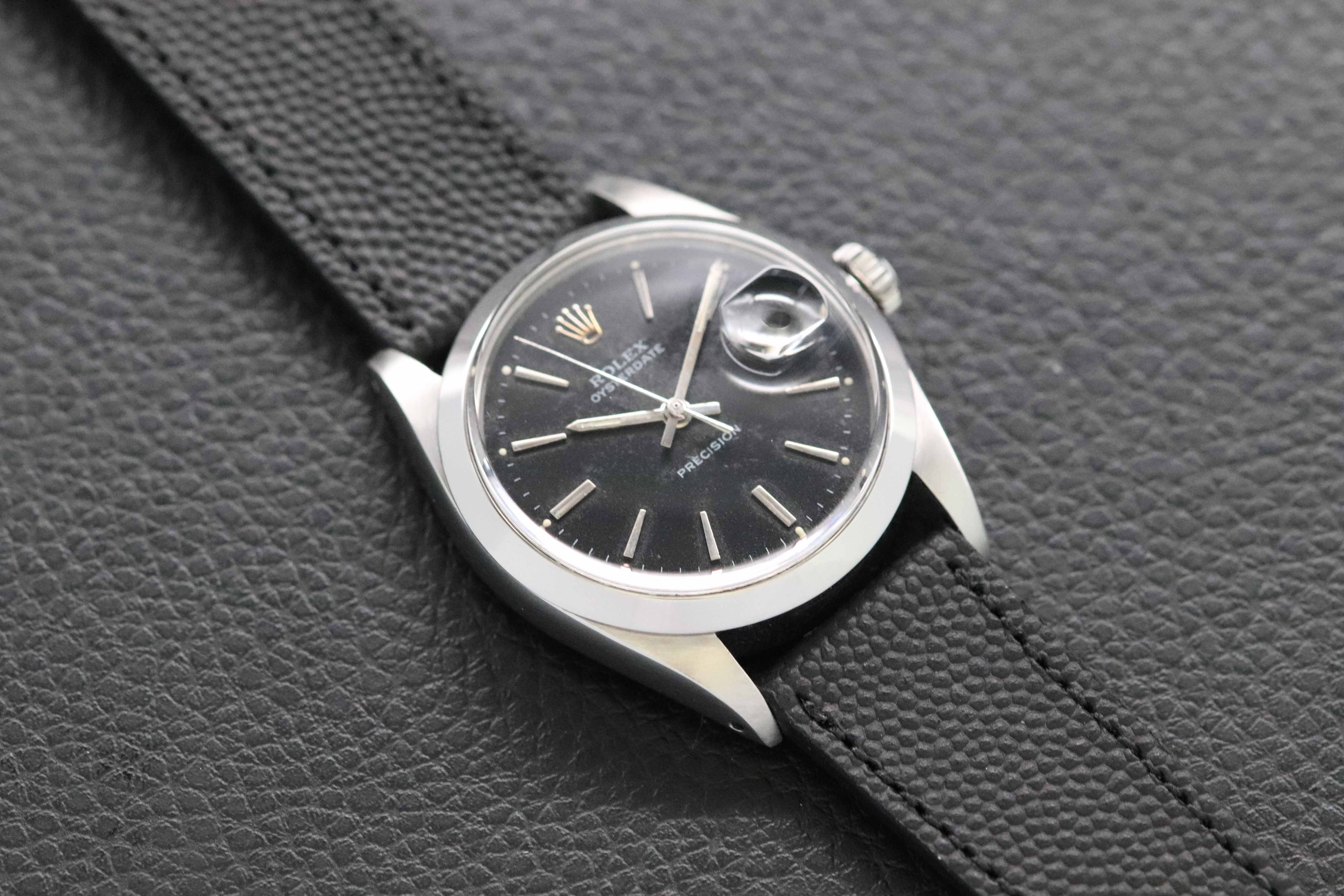 Rolex Oysterdate 6694 Black Dial 1964