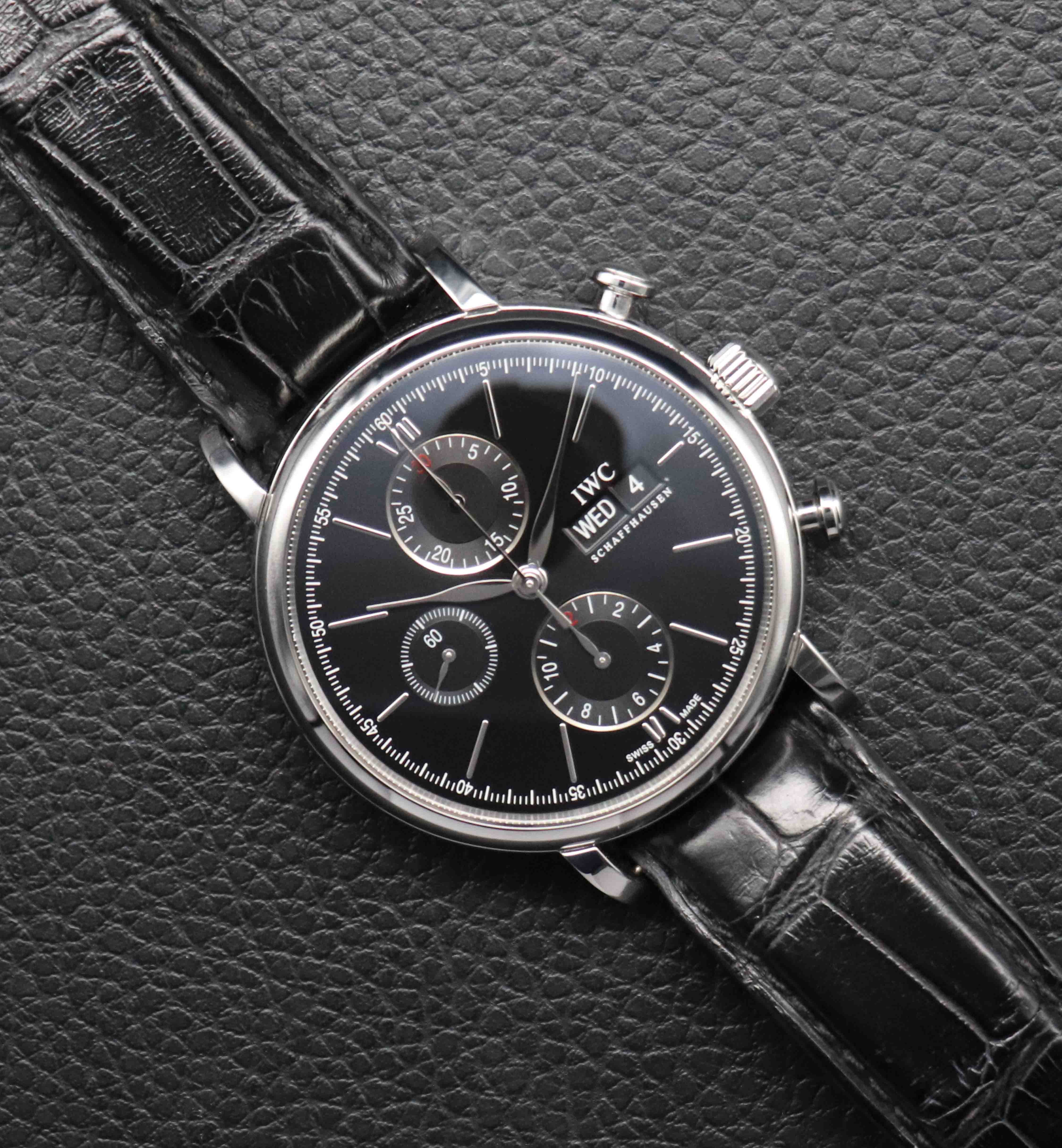 Chronographe IWC Portofino IW391029, FULLSET 2019, coffret et PAPERS