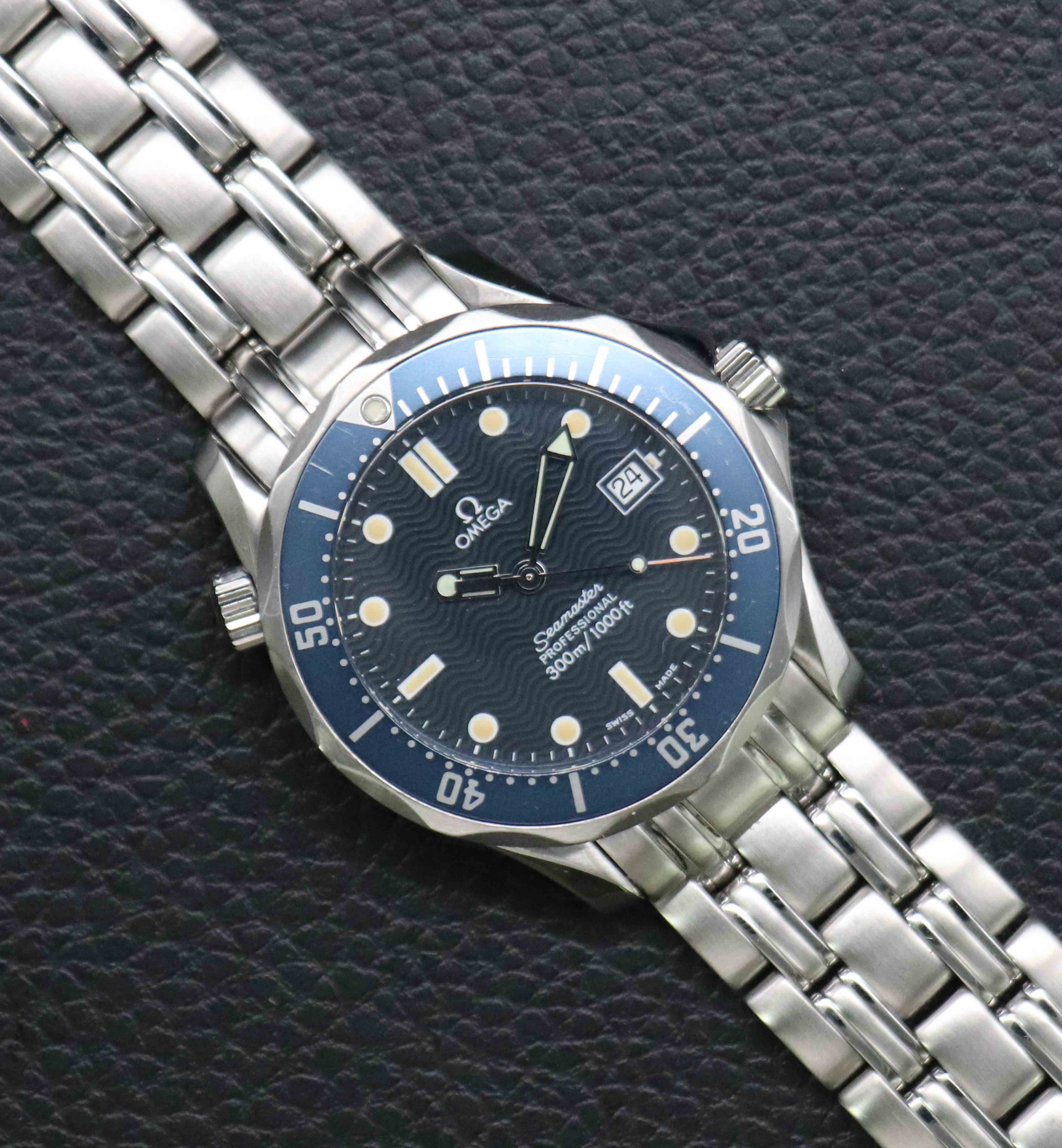 Omega Seamaster 300 2561.80 Blue Dial Fullset 1995 Box+Papers