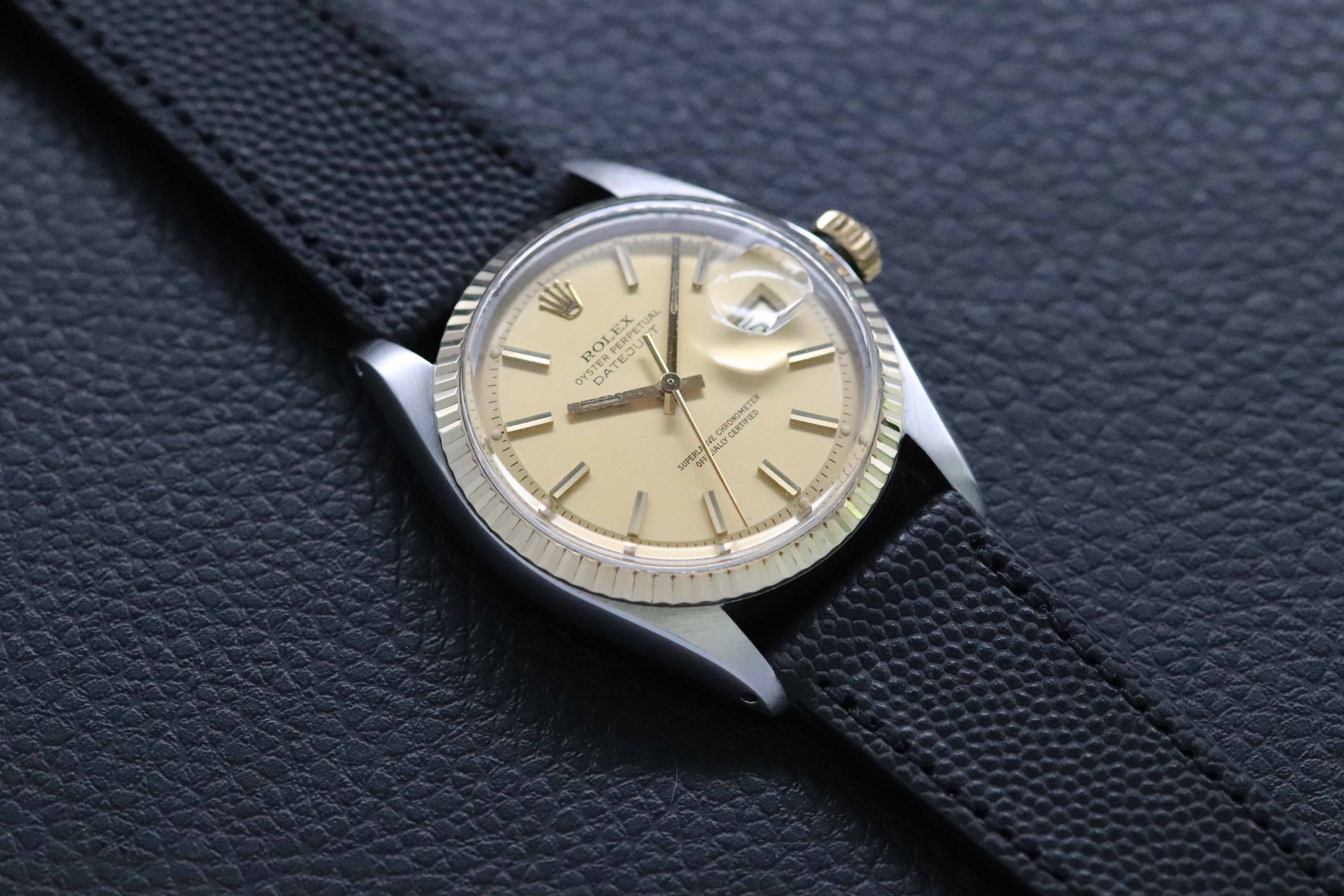 Rolex Datejust 1601 Gold Dial 1977
