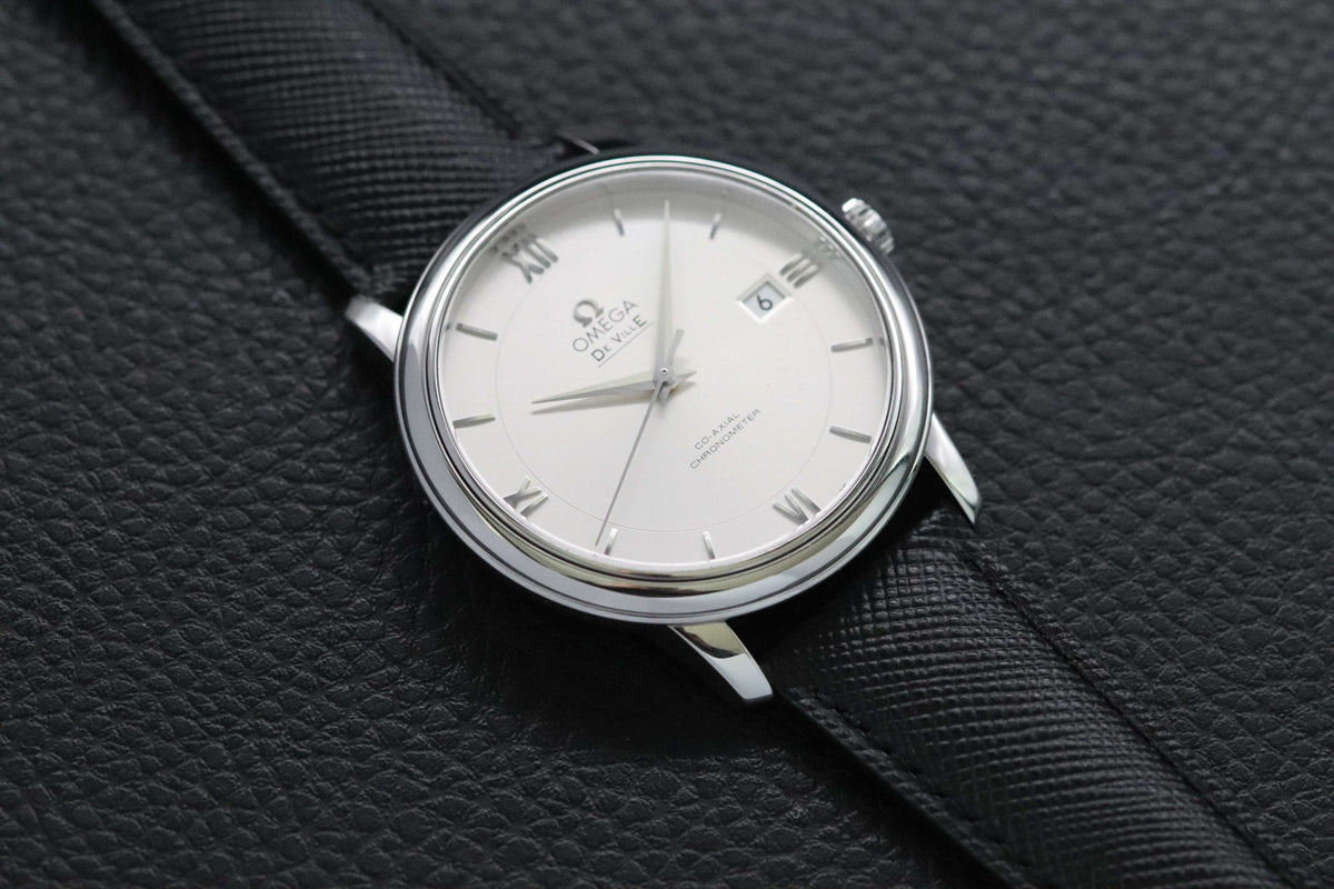 Omega De Ville Prestige 424.13.40.20.02.001 Silver Dial 2014