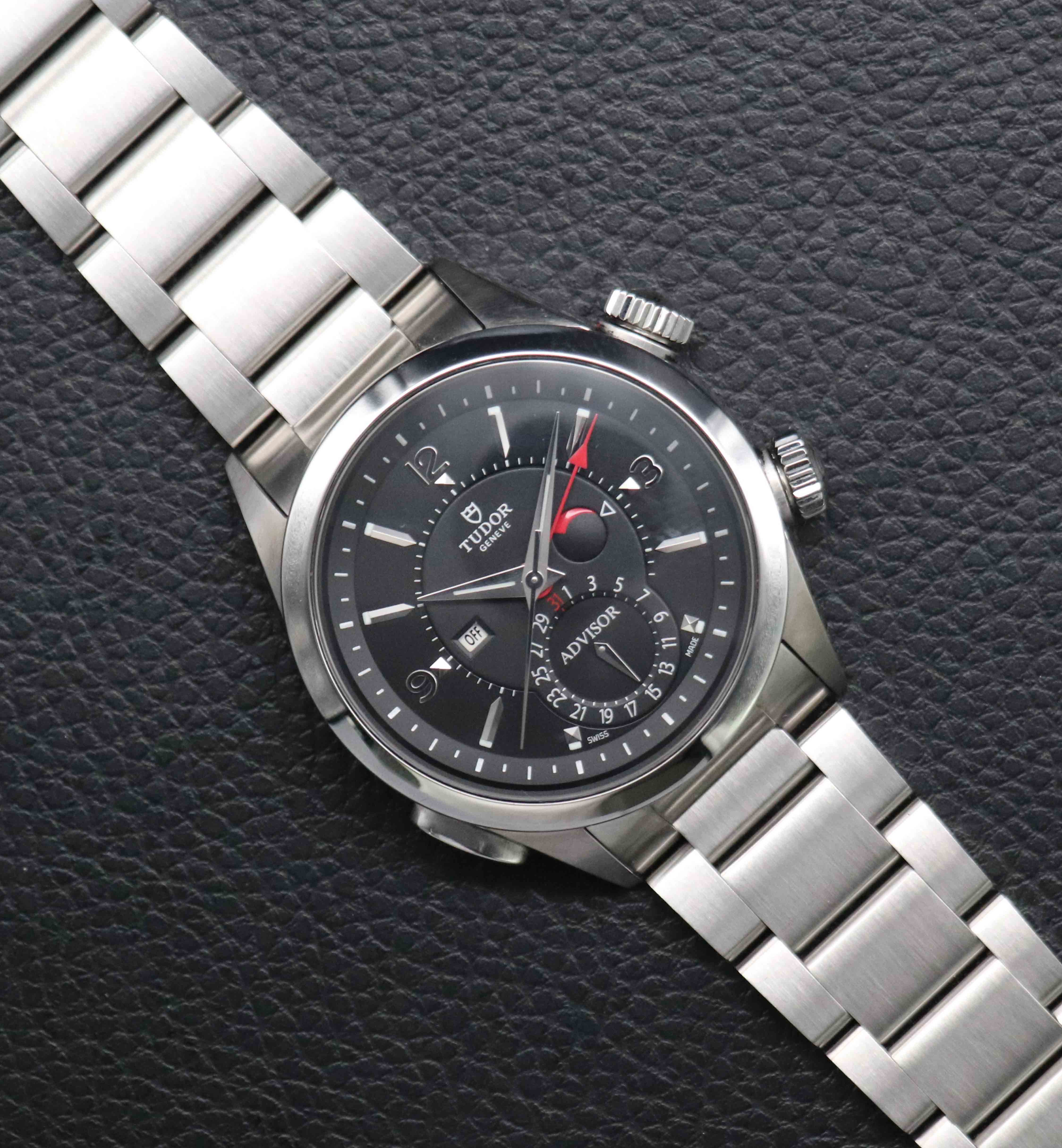Tudor Heritage Advisor 79620TN Black Dial Papers 2016