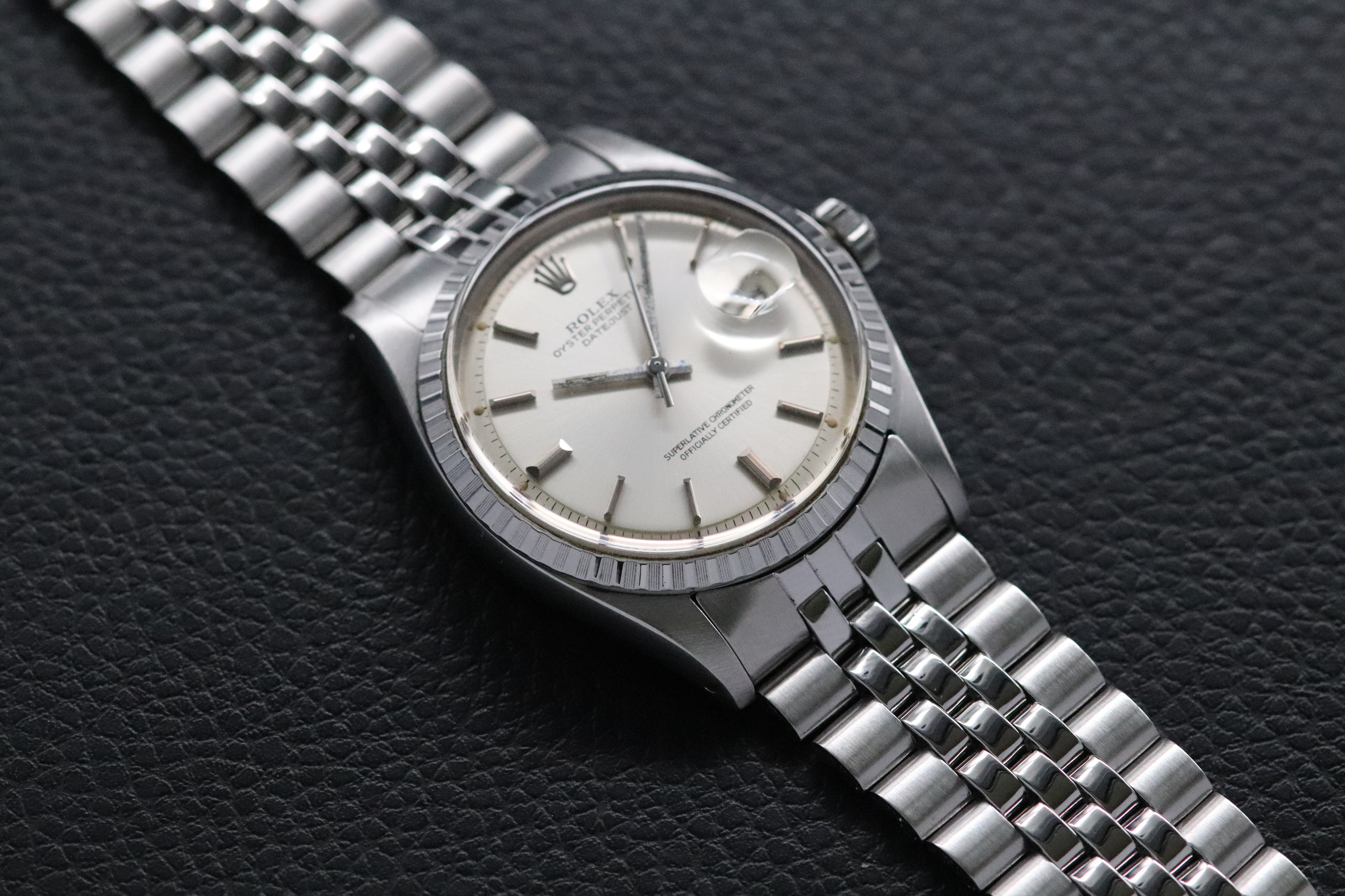 Rolex Datejust 1603 Quadrante argento 1972