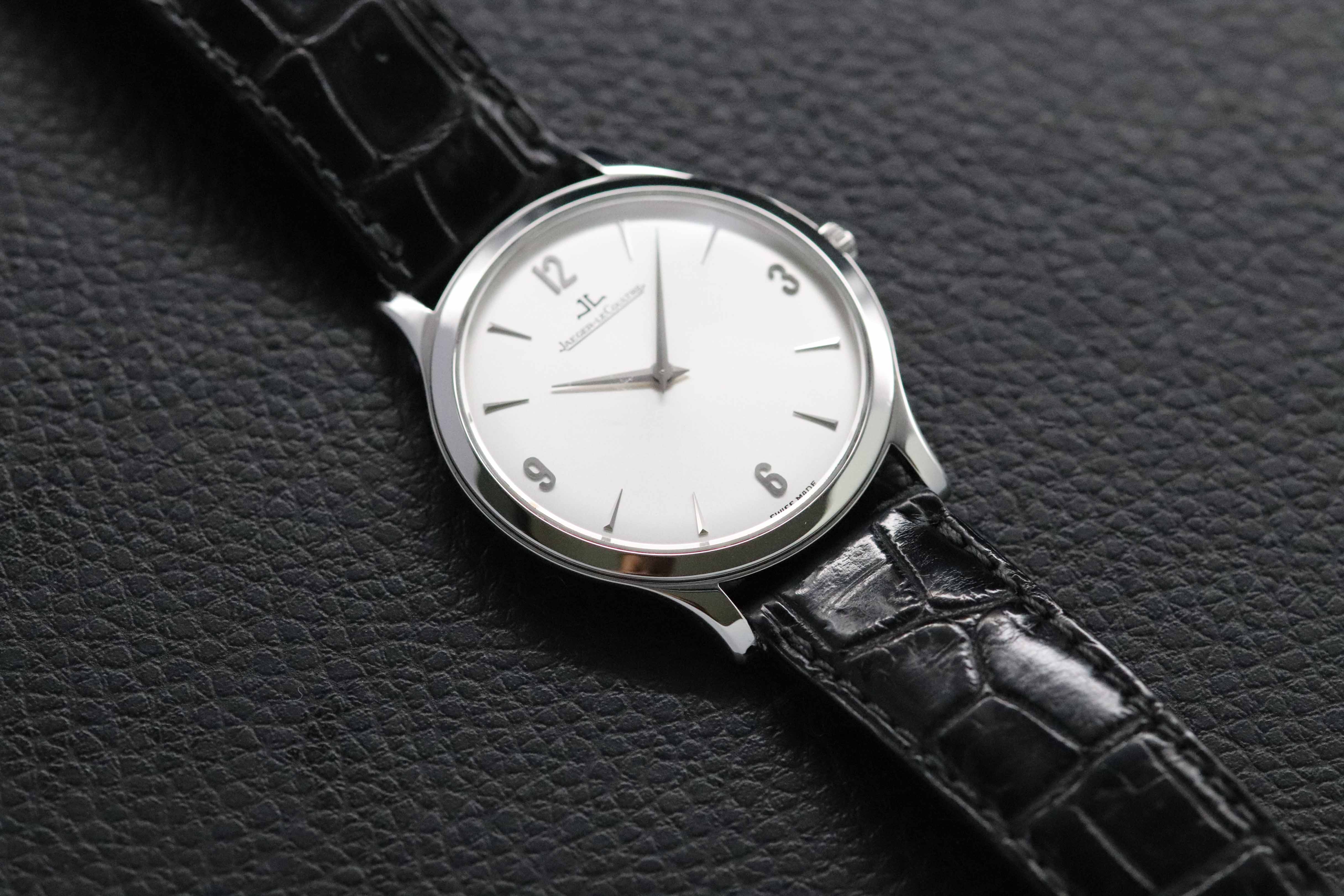 Jaeger-LeCoultre Master Ultra Thin 145.8.79.S Quadrante argento 2002