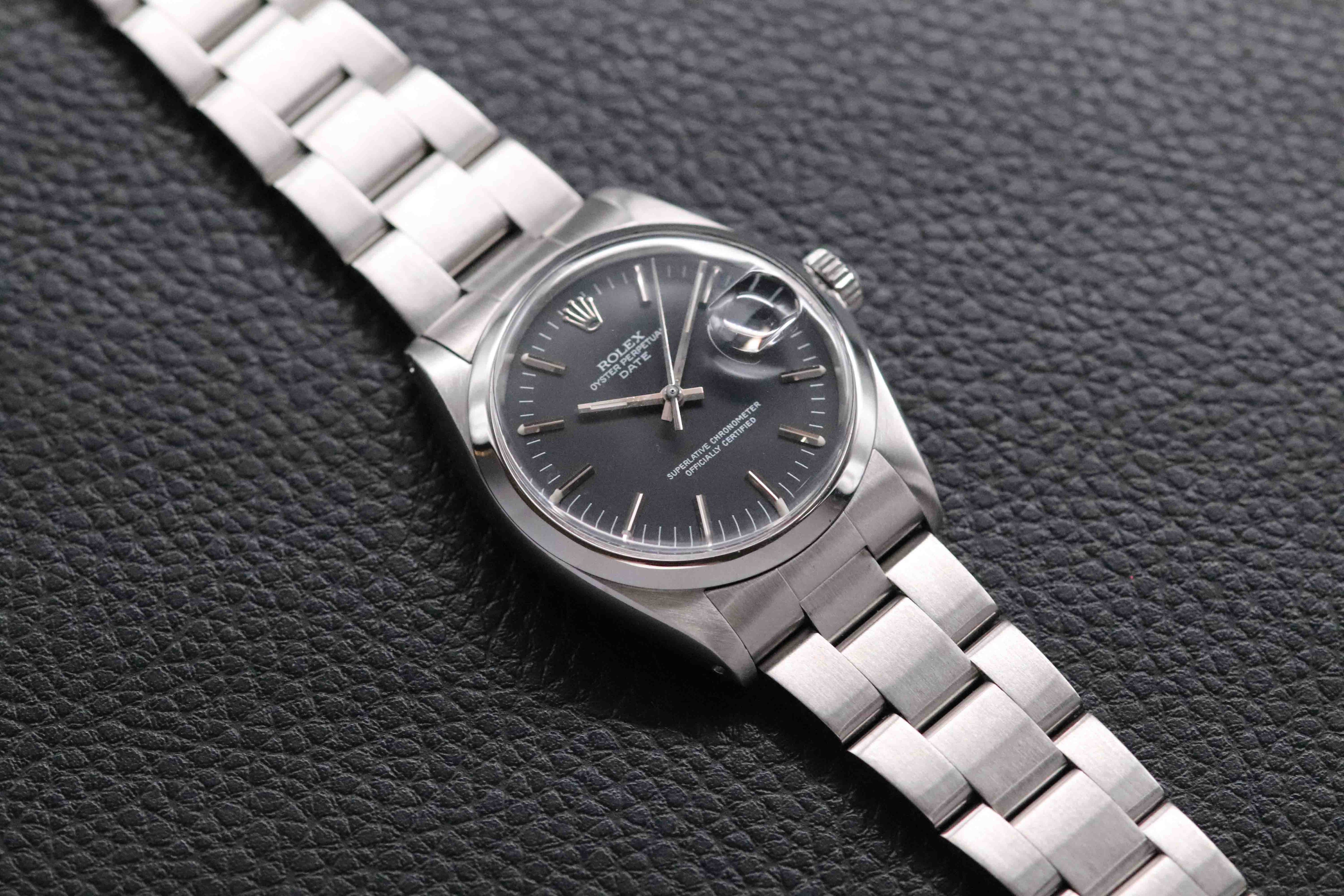 Rolex Date 1500 Black Dial 1969