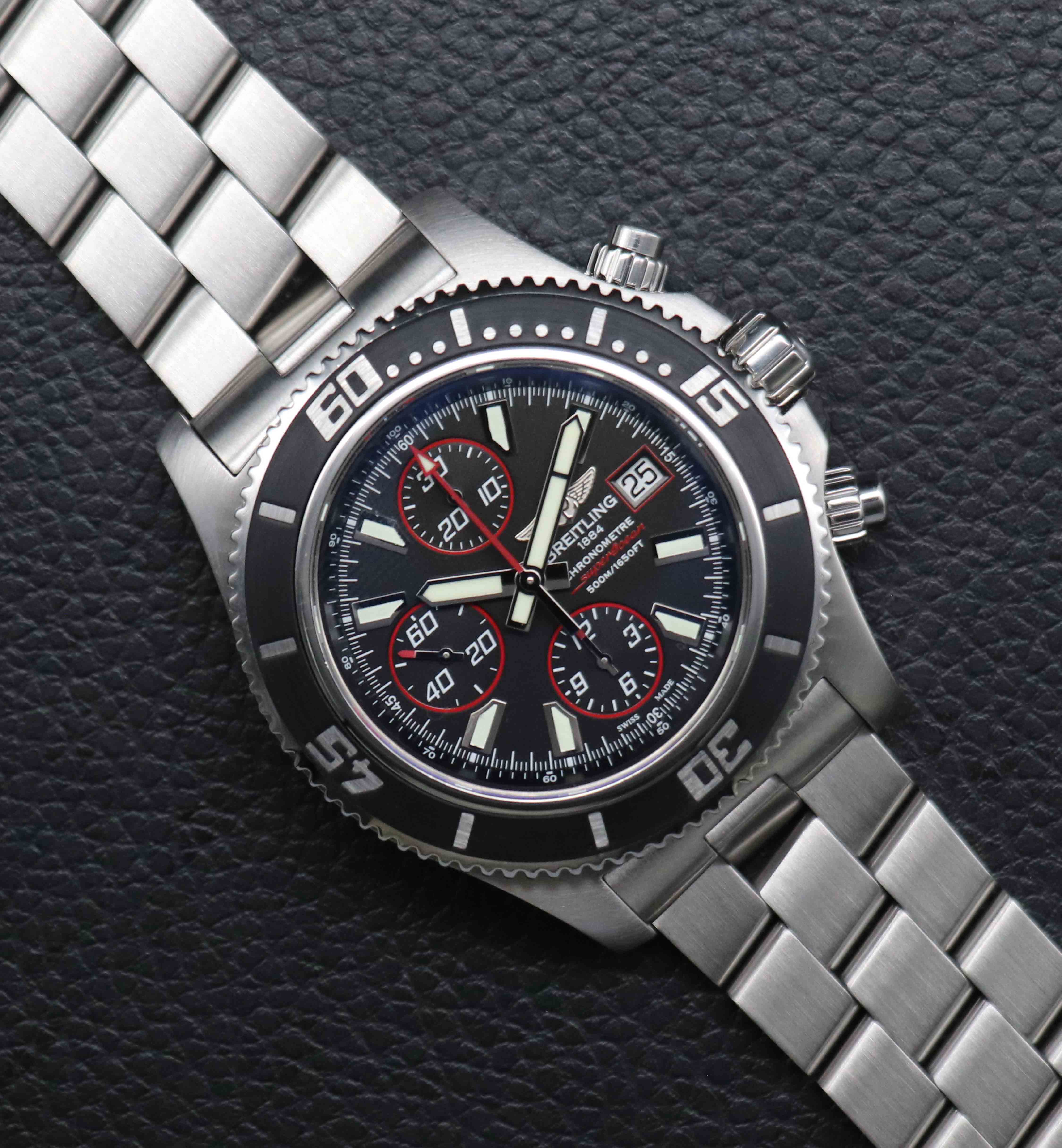 Breitling Superocean Cronógrafo II A13341, FULLSET de 2015, caja y PAPERS