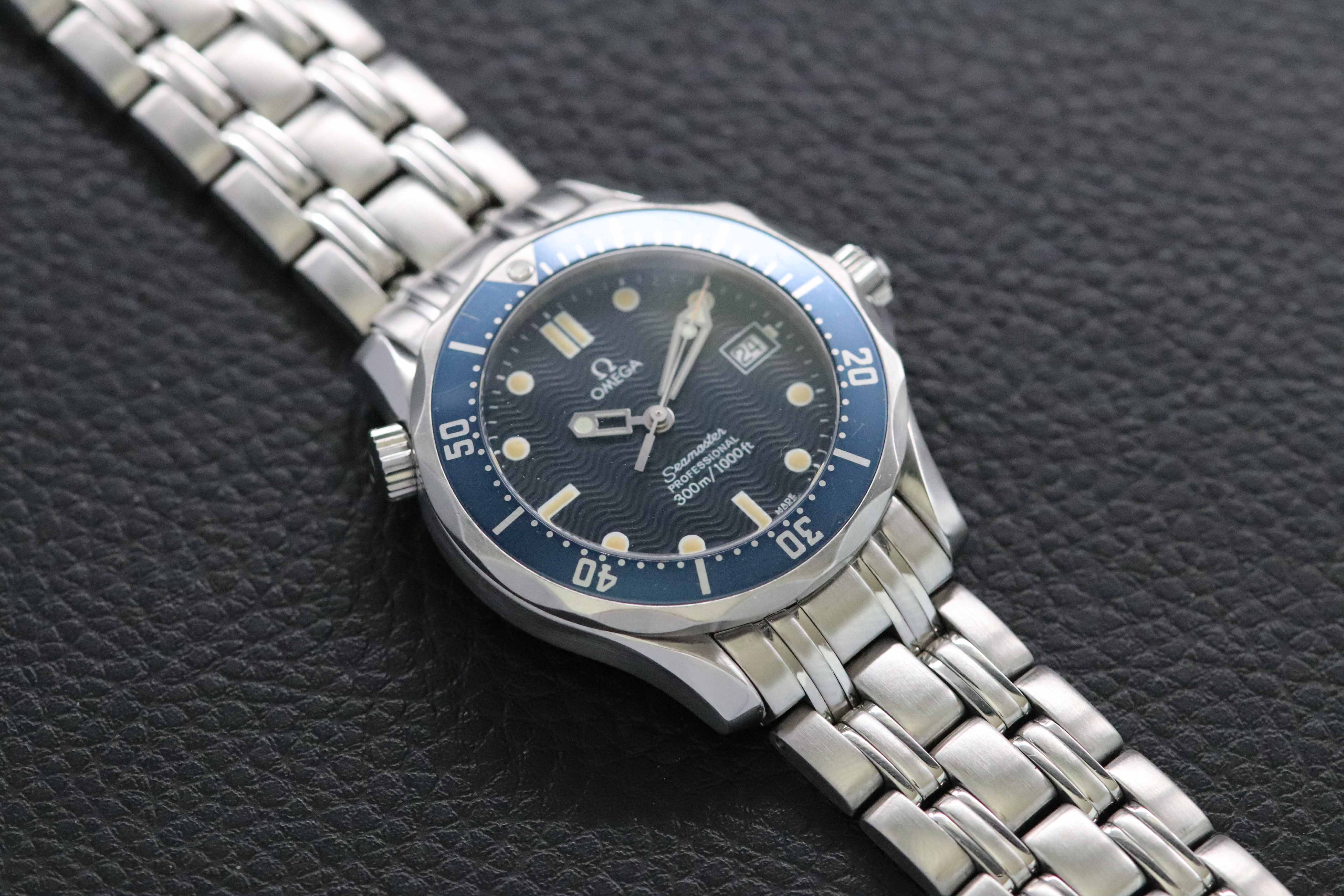 Omega Seamaster 300 2561.80 Blue Dial Fullset 1995 Box+Papers