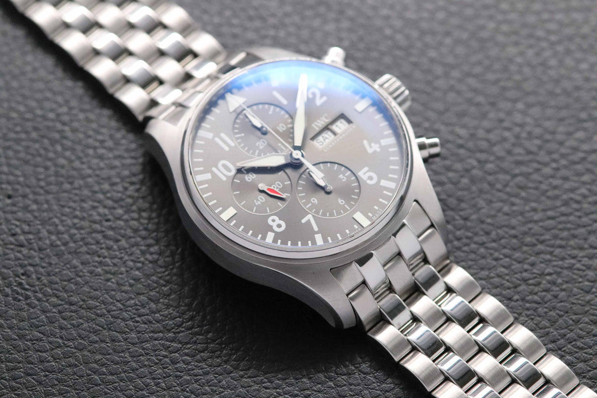 IWC Fliegeruhr Chronograph IW377719 Fullset 2020 Box+Papers