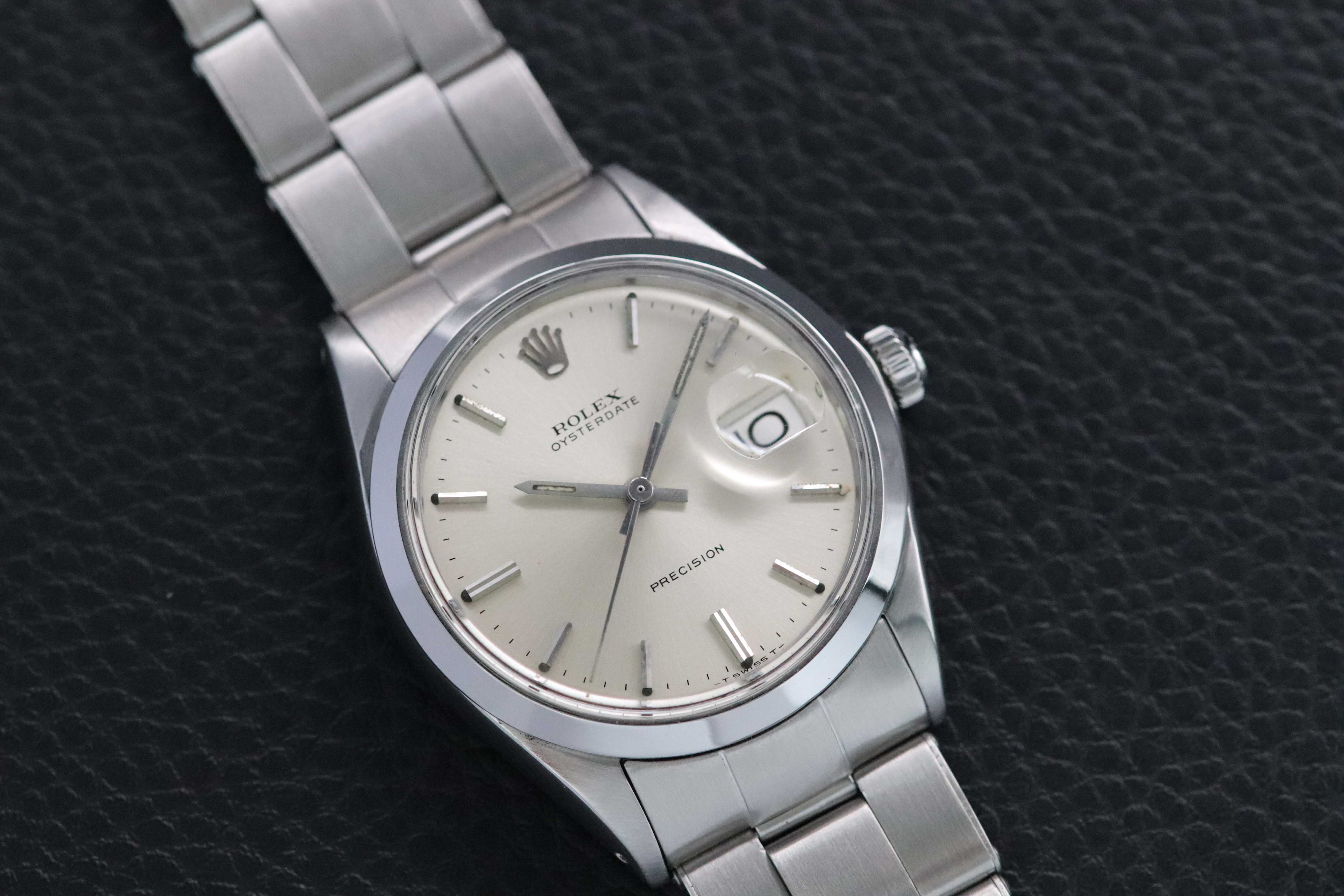 Rolex Oysterdate 6694 Silver Dial 1973