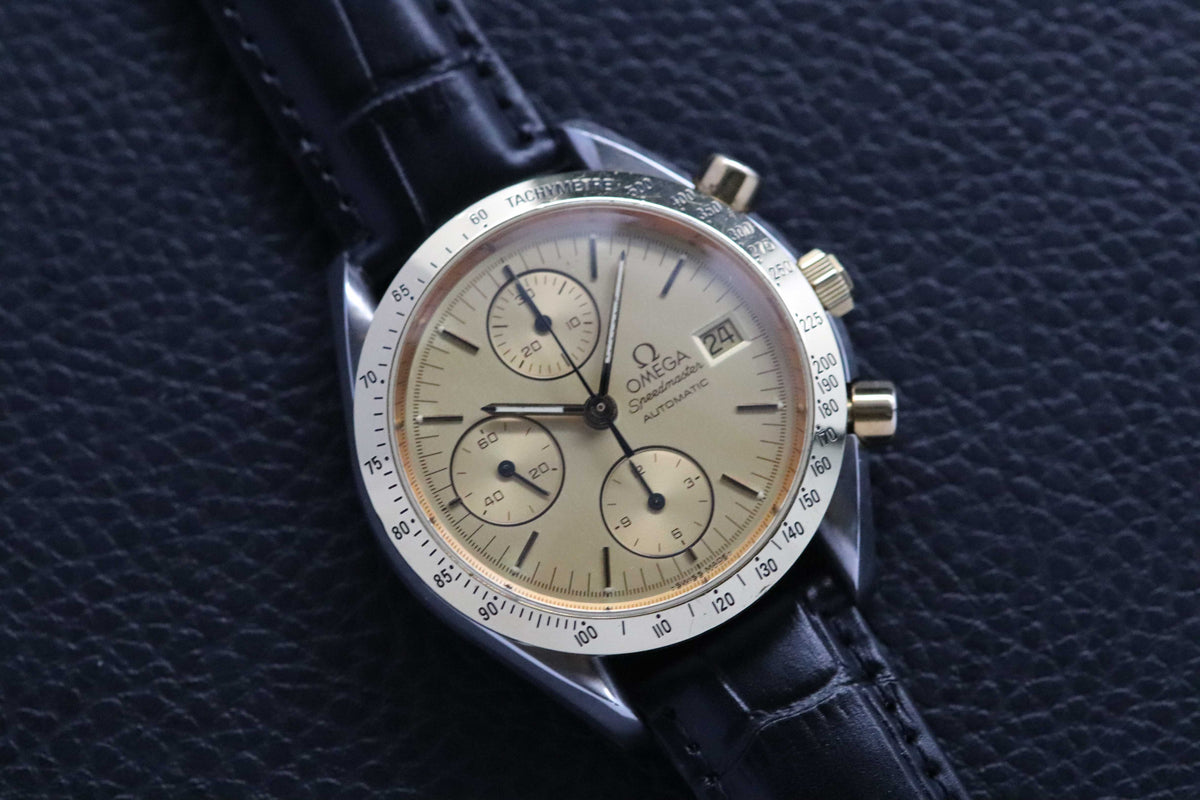 Omega Speedmaster Date 3311.10 Gold Dial 1995