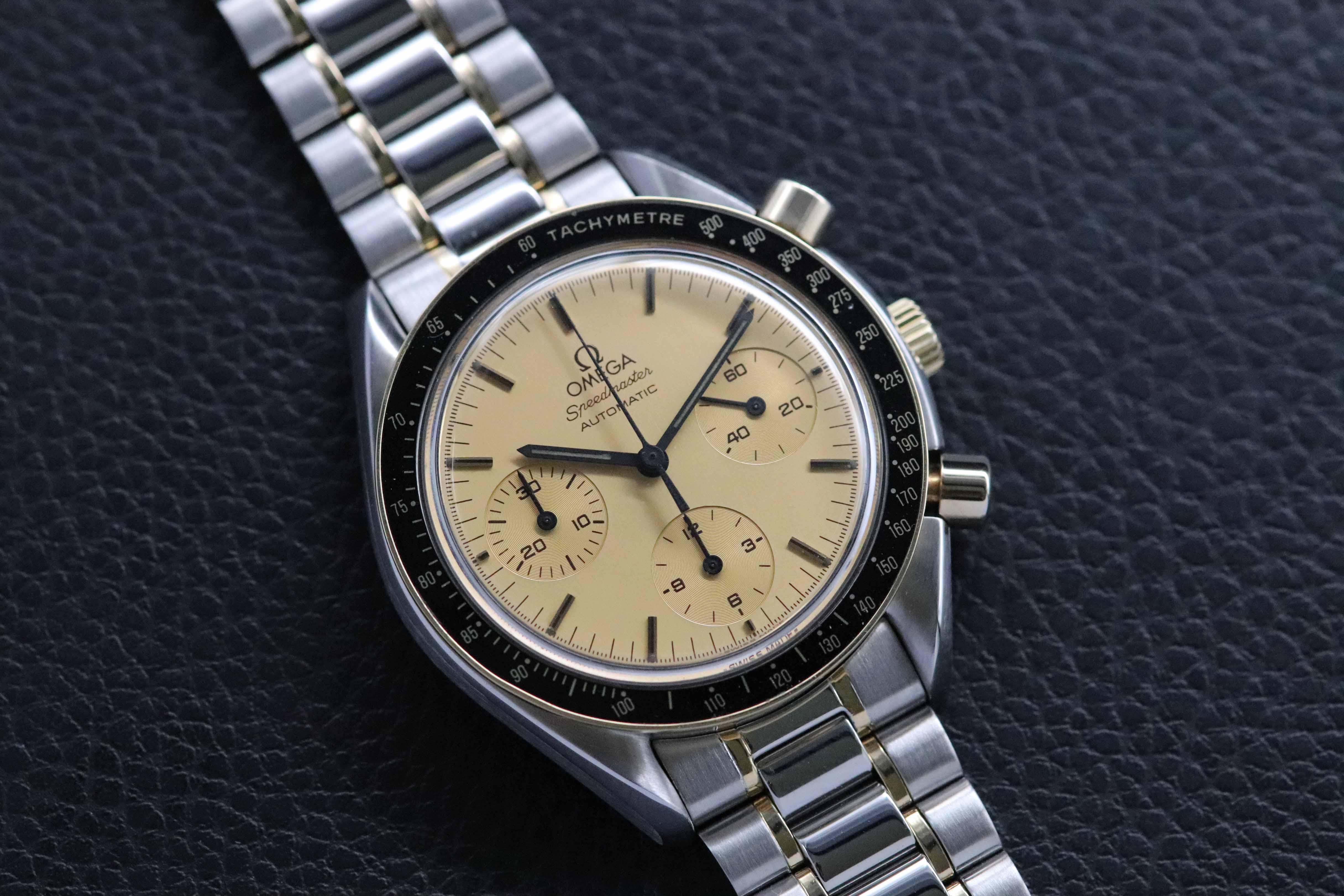 Omega Speedmaster Reduced 3310.10 Gold Dial 1989