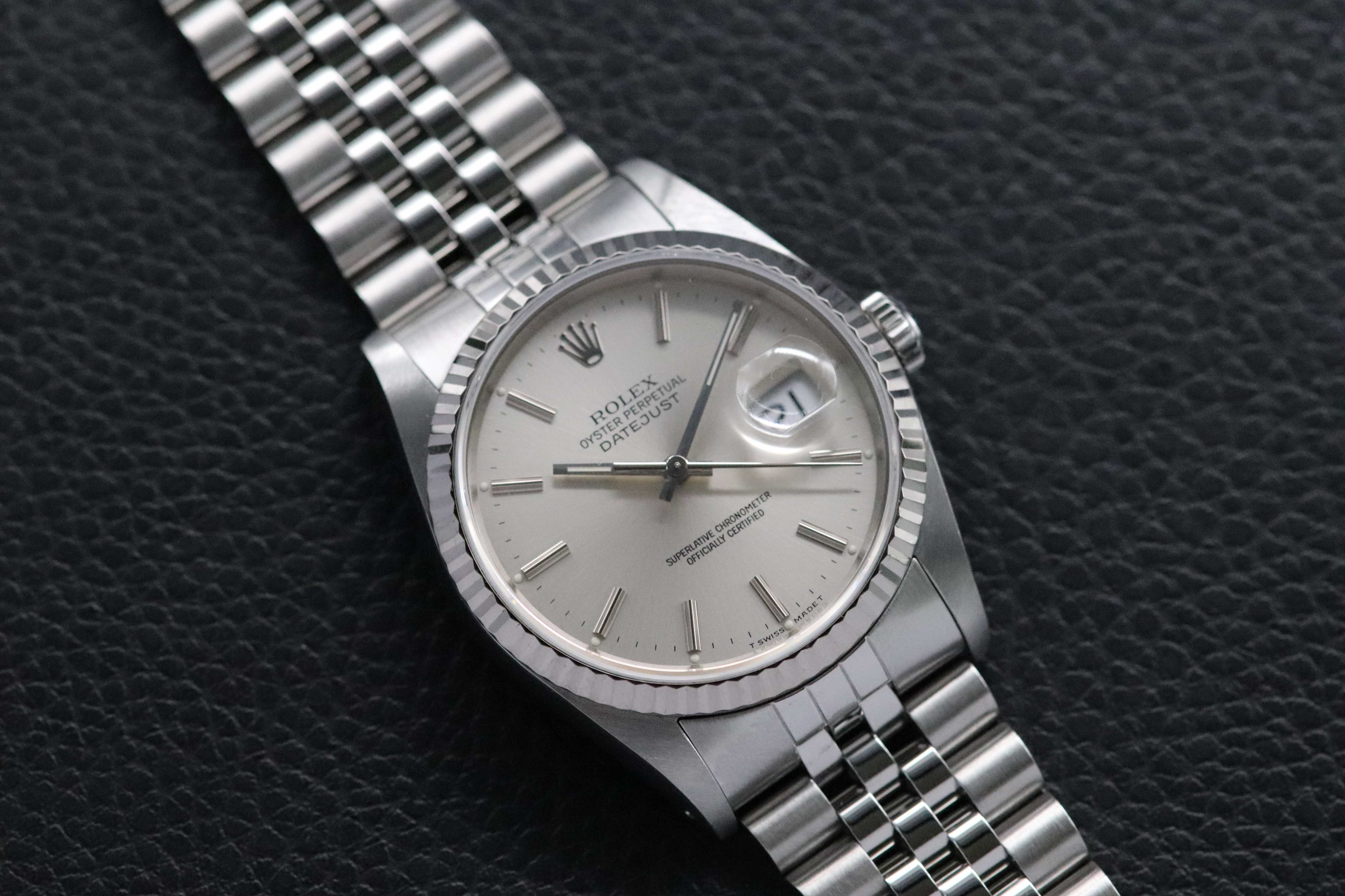 Rolex Datejust 16234 with Silver Dial, 1990