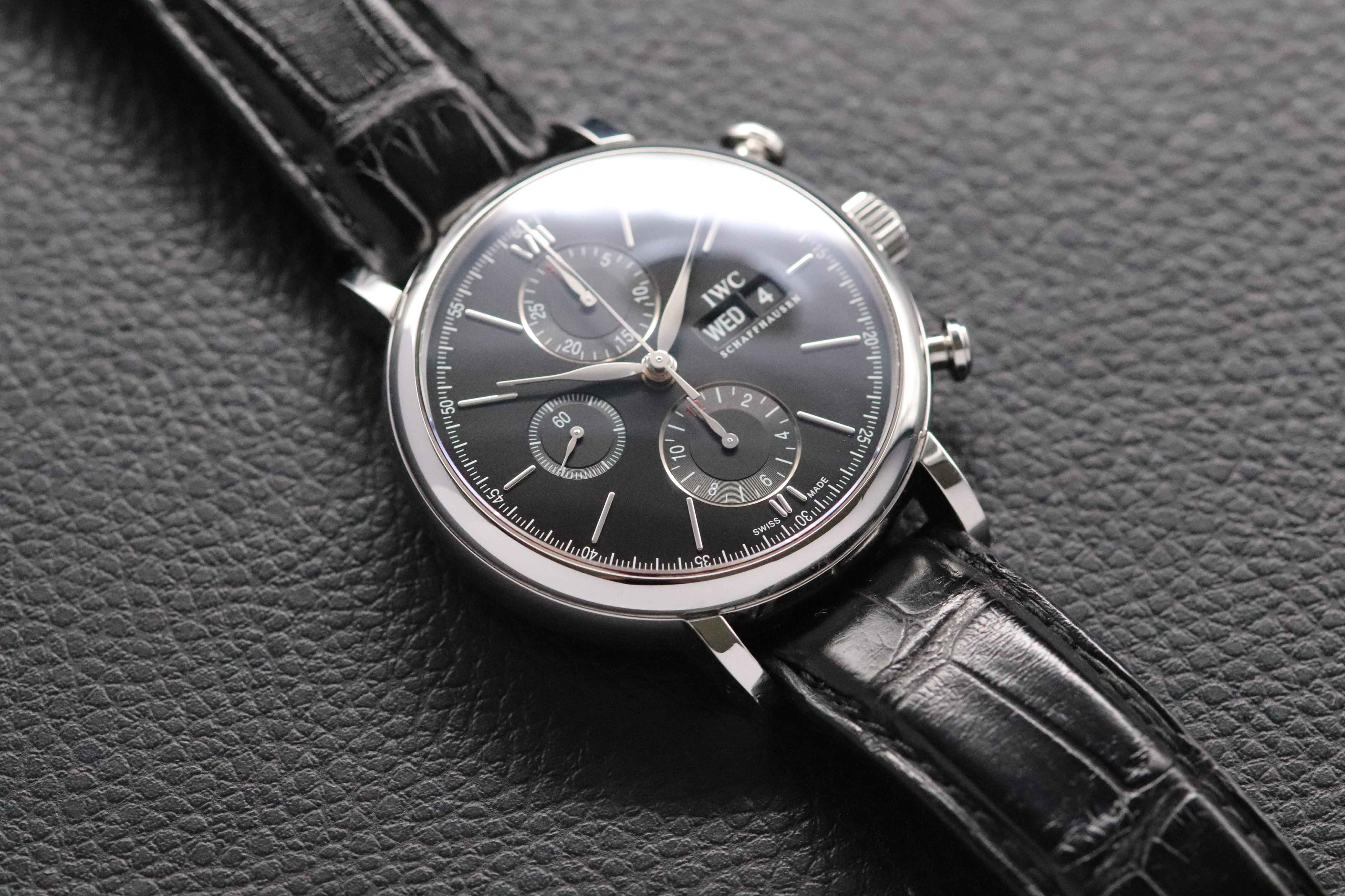 Chronographe IWC Portofino IW391029, FULLSET 2019, coffret et PAPERS