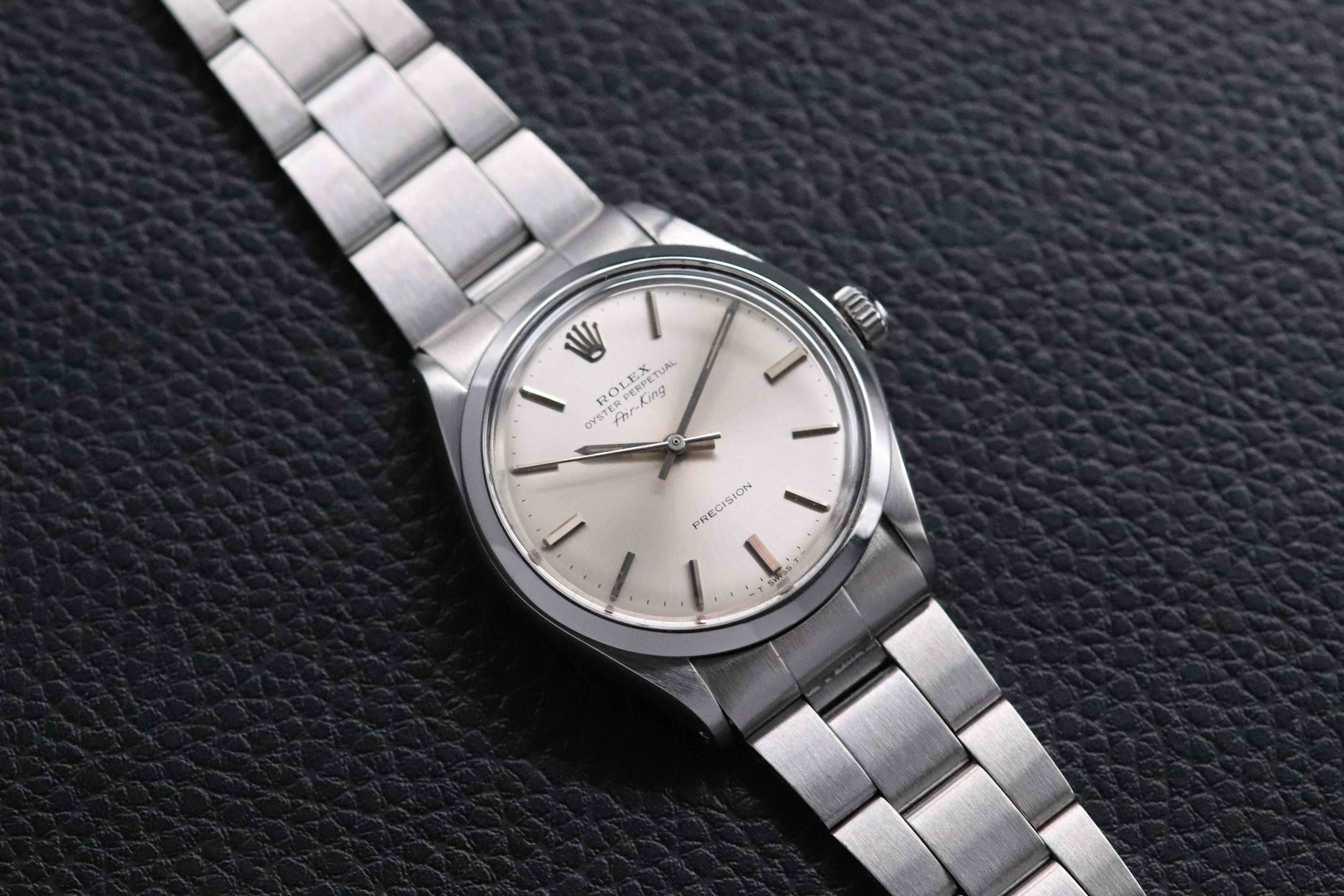 Rolex Air-King 5500 Silver Dial 1971