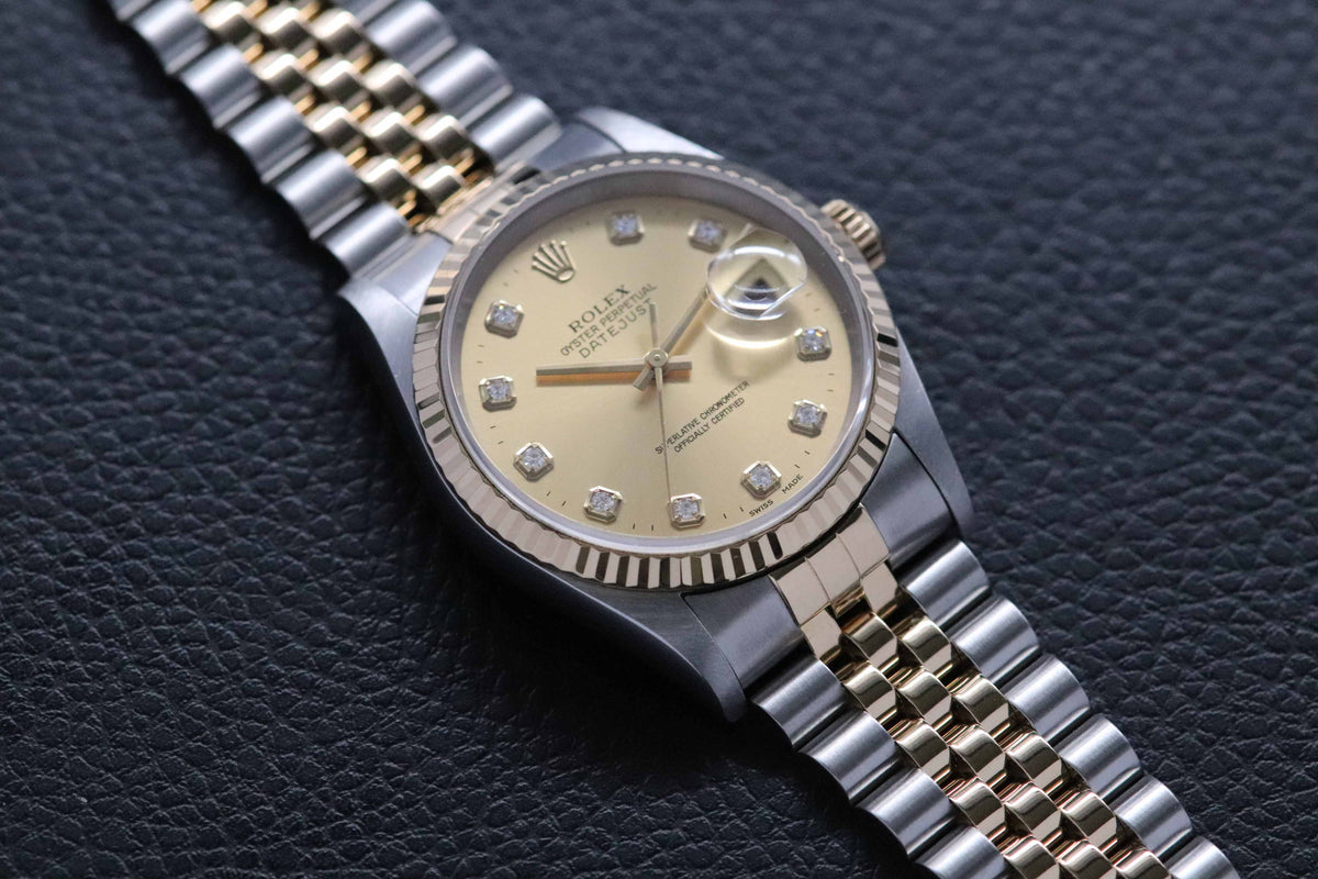 Rolex Datejust 16233G Fullset 1999 Box+Papers