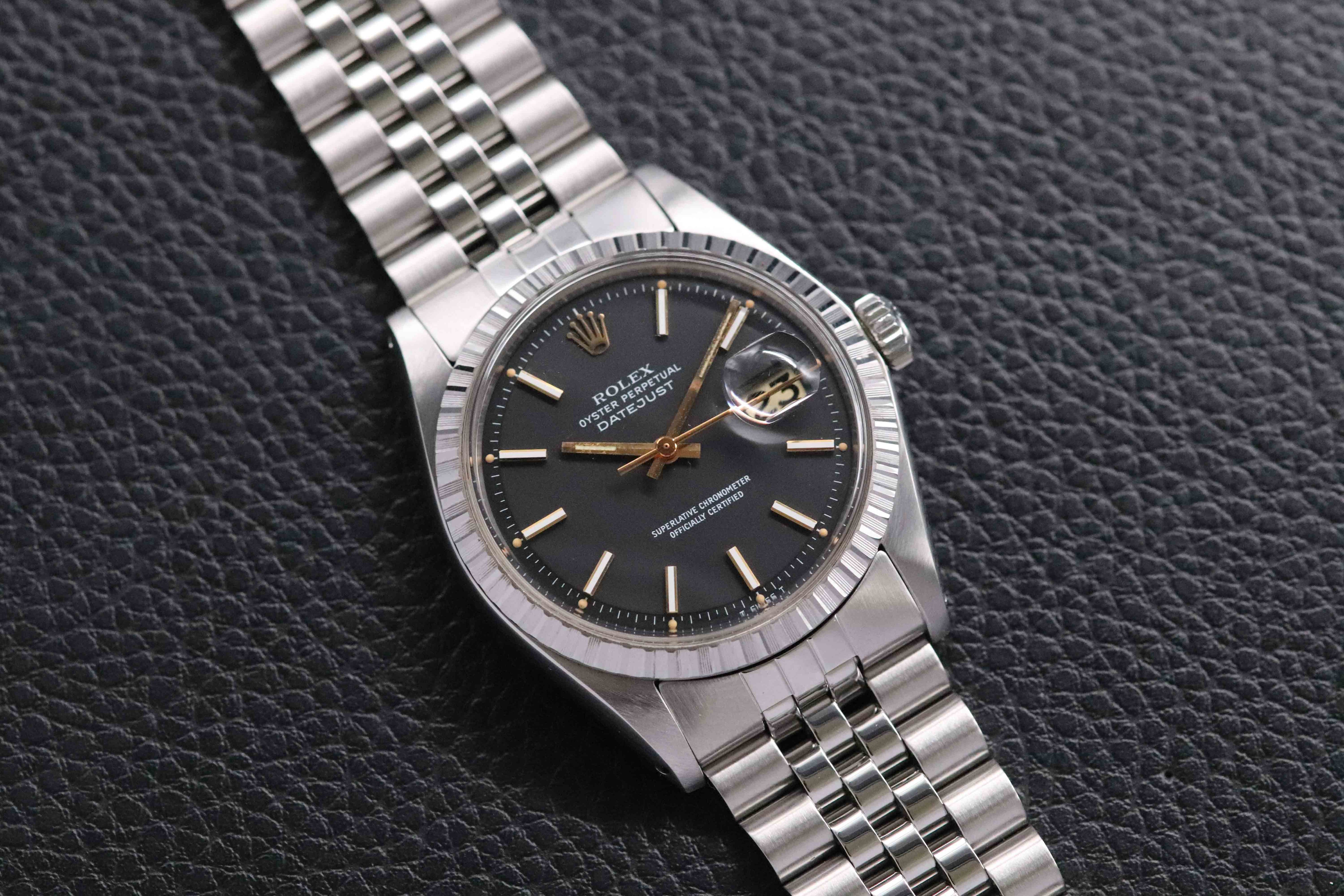 Rolex Datejust 1603 Black Dial 1975