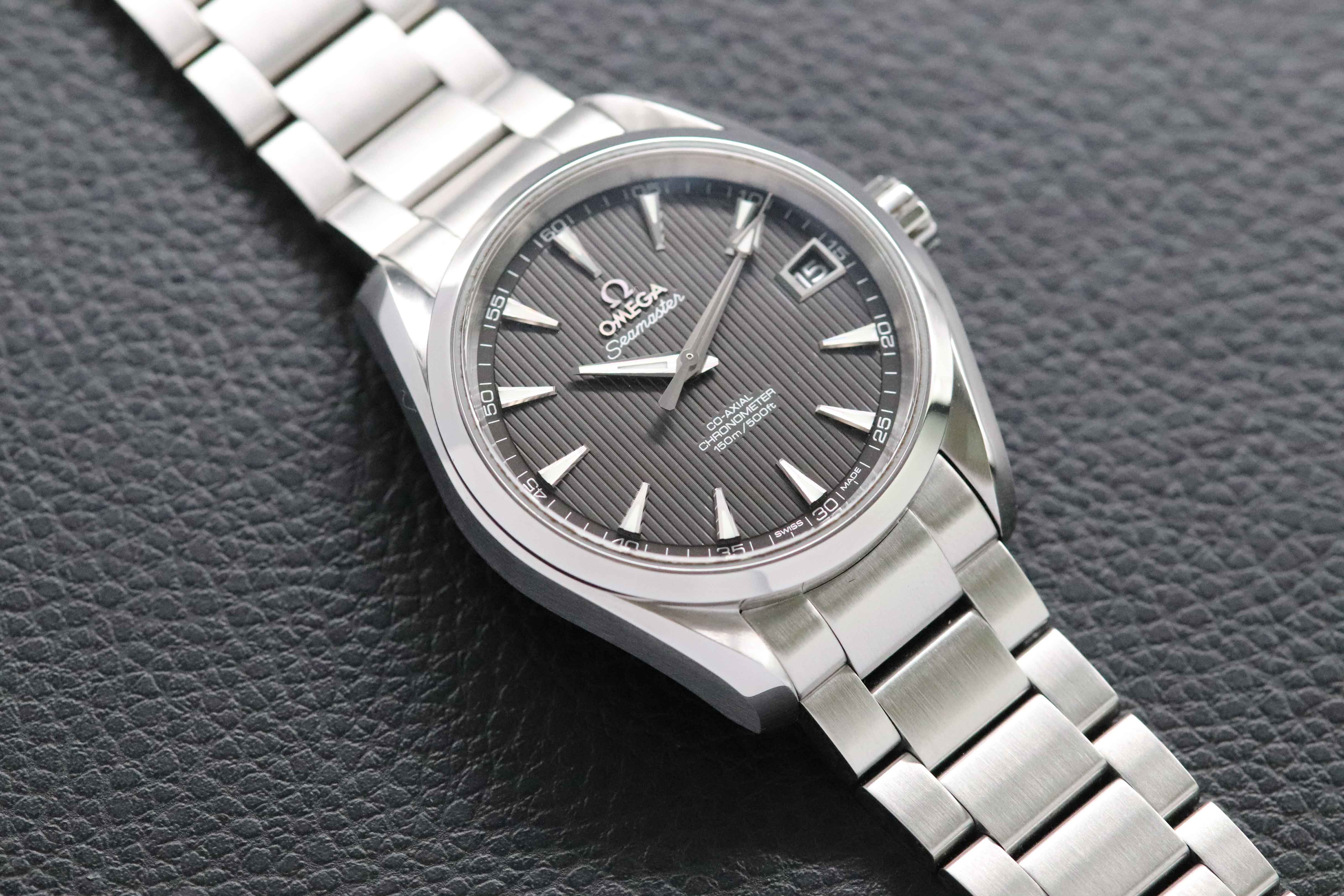 Omega Seamaster Aqua Terra 231.10.39.21.06.001 con quadrante grigio, 2013, con documenti