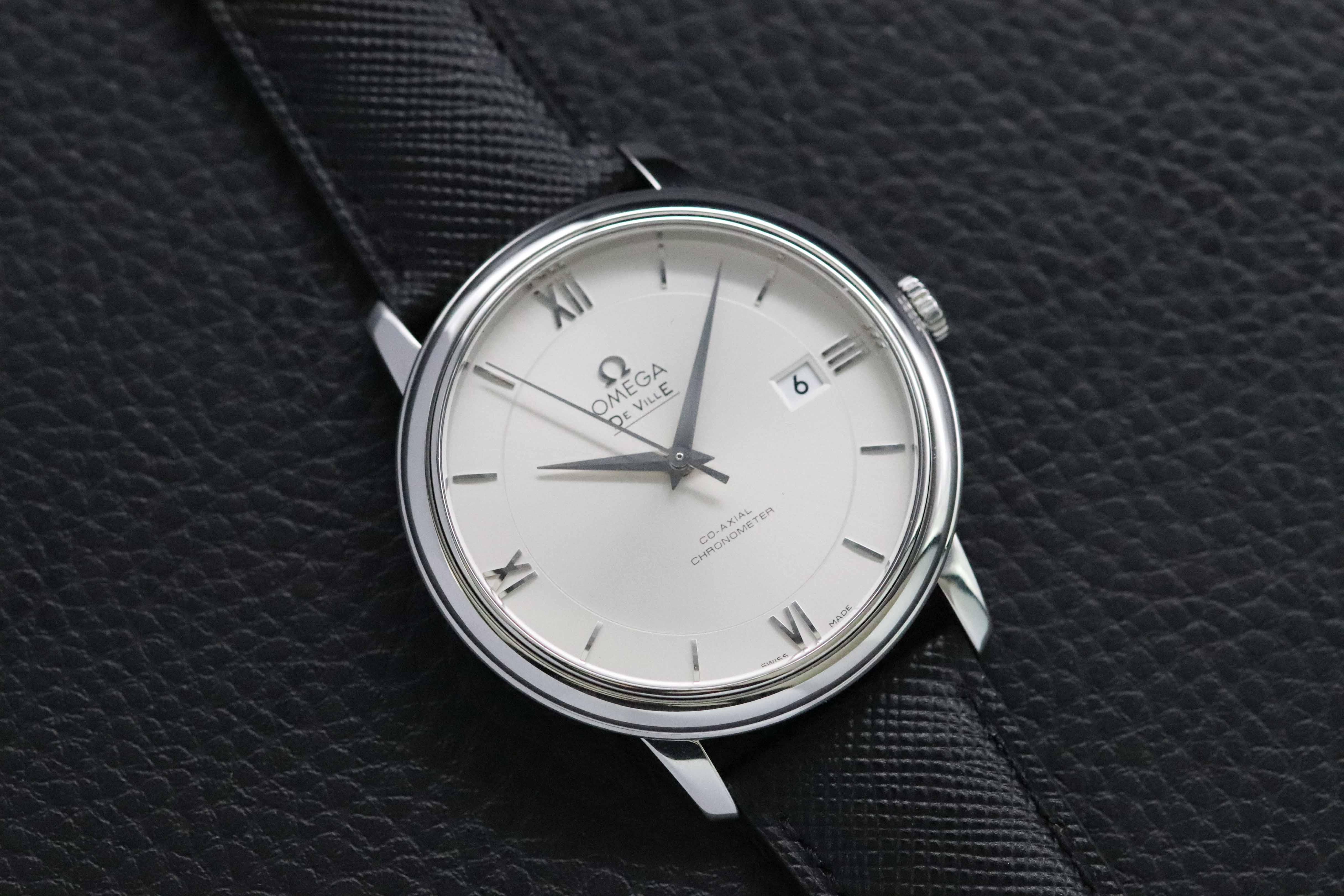 Omega De Ville Prestige 424.13.40.20.02.001 Silver Dial 2014