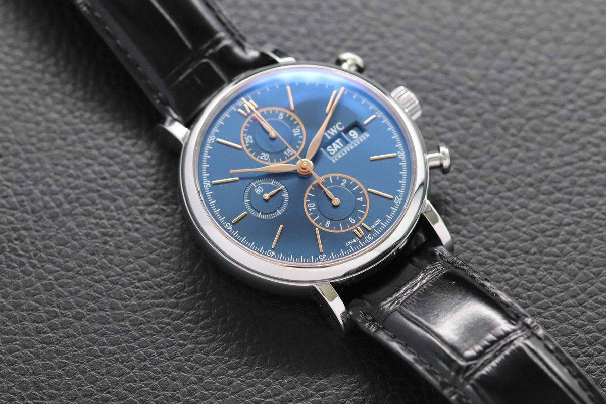 IWC Portofino Chronograph IW391036 Fullset 2020 Box+Papers